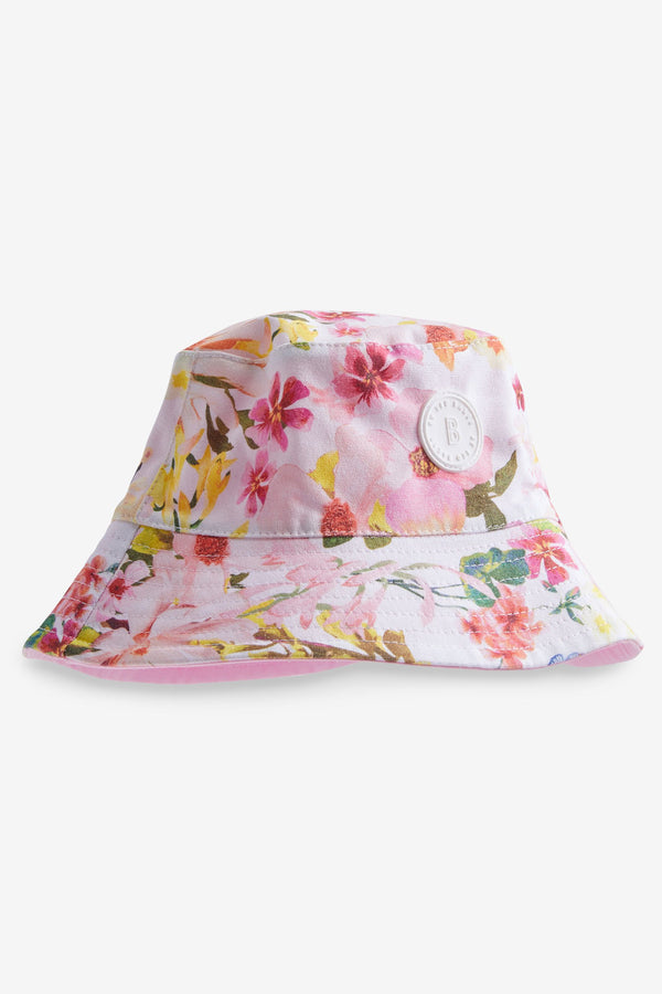 White Baker by Ted Baker Pink Floral Hat