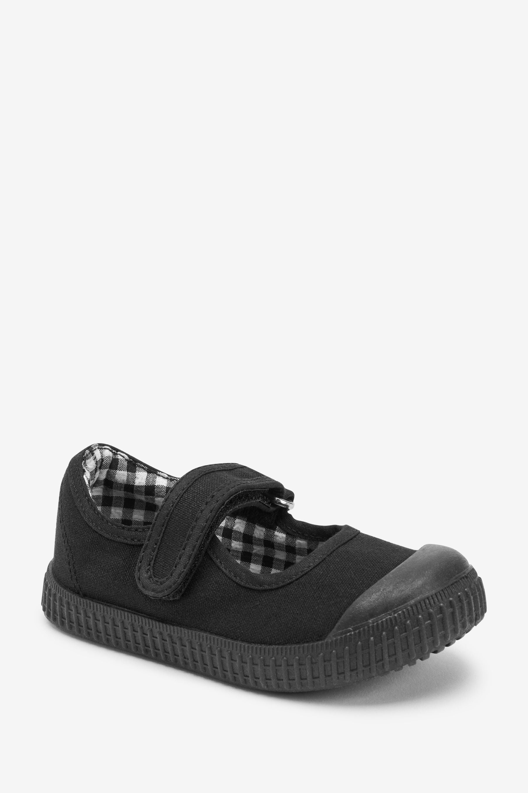 Black Mary Jane Plimsolls