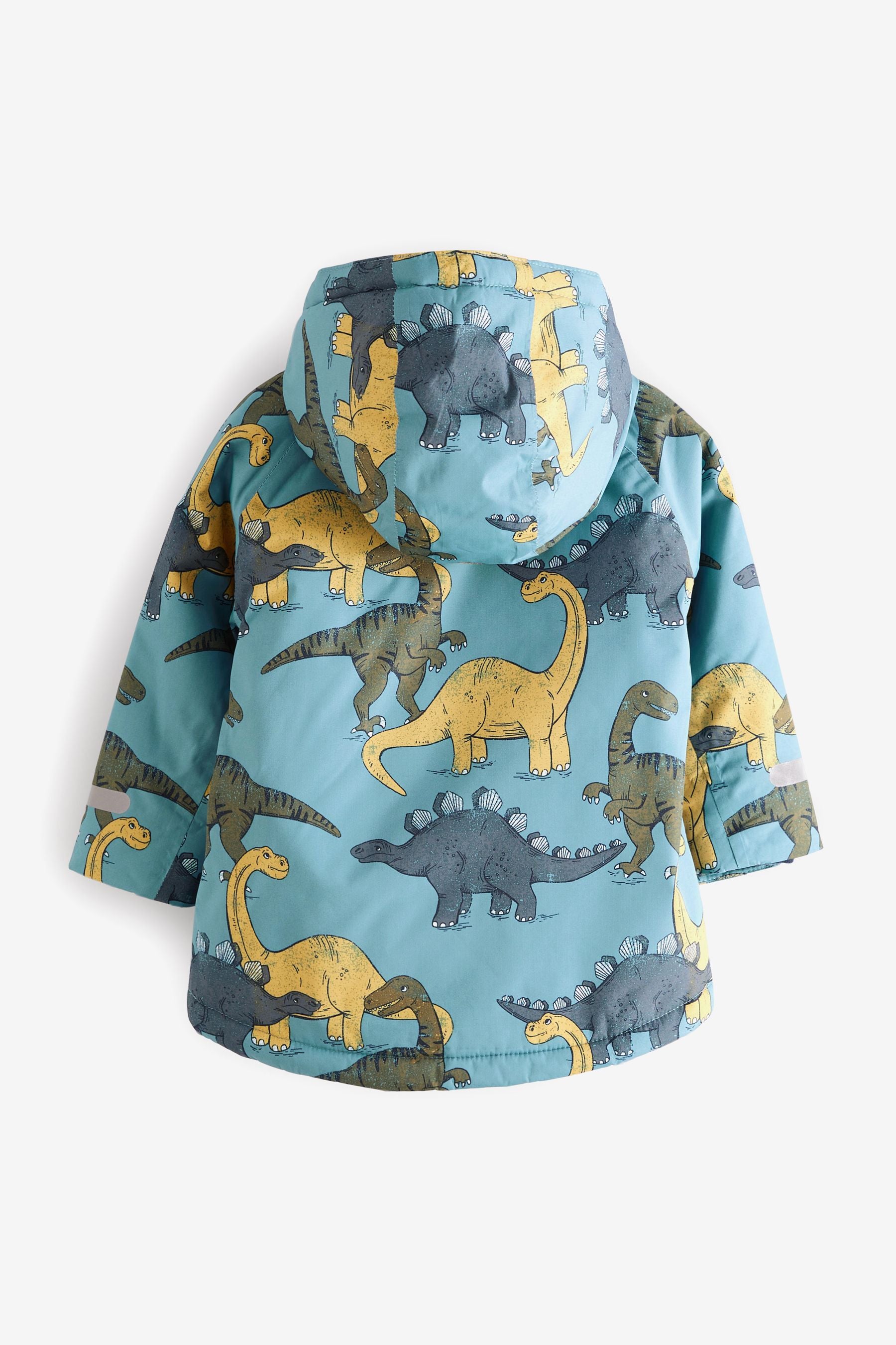 Light Blue Dinosaur Waterproof Jacket (3mths-7yrs)