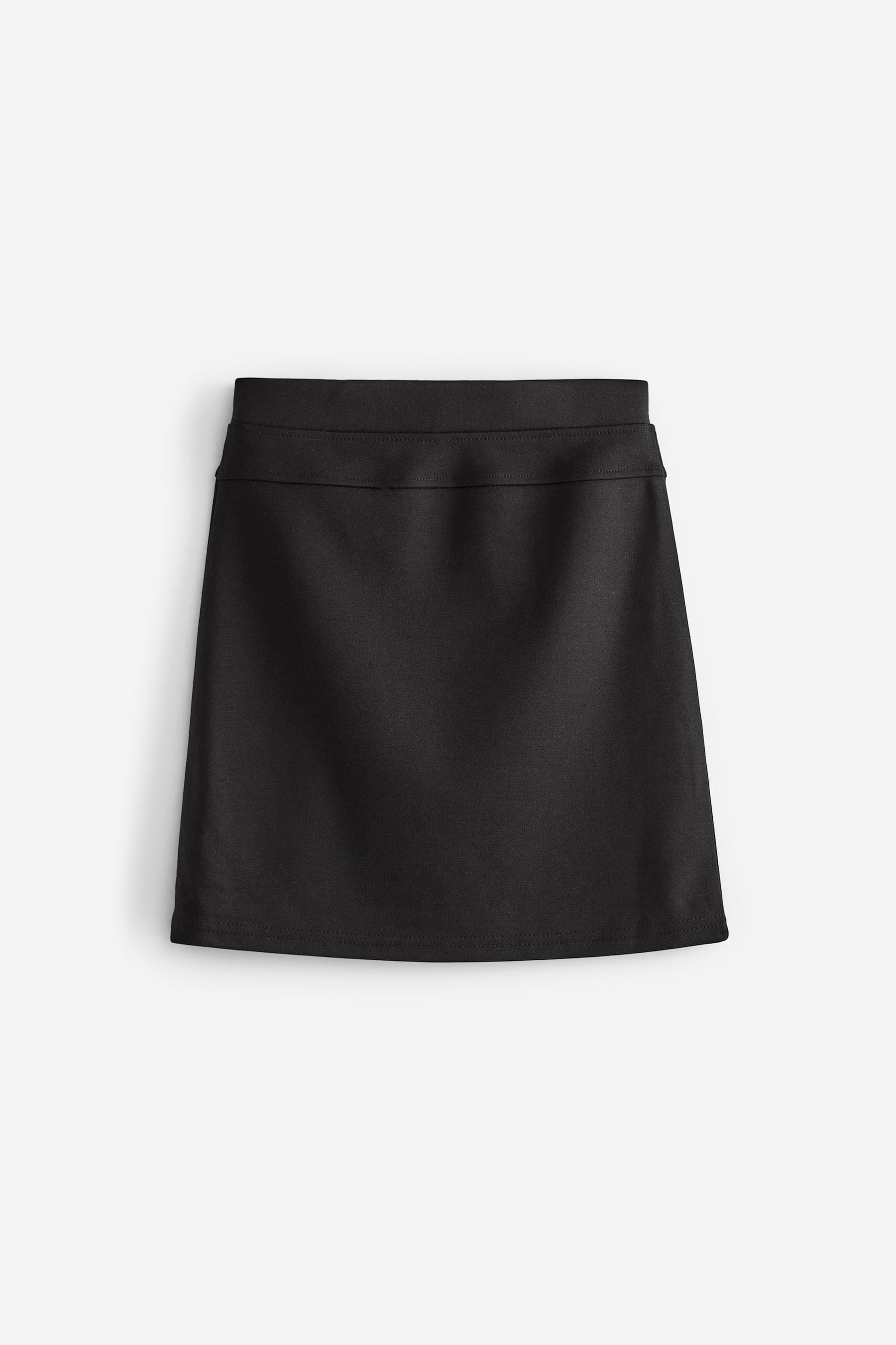 Black 2 Pack Jersey Stretch Pull-On Pencil Skirts (3-17yrs)