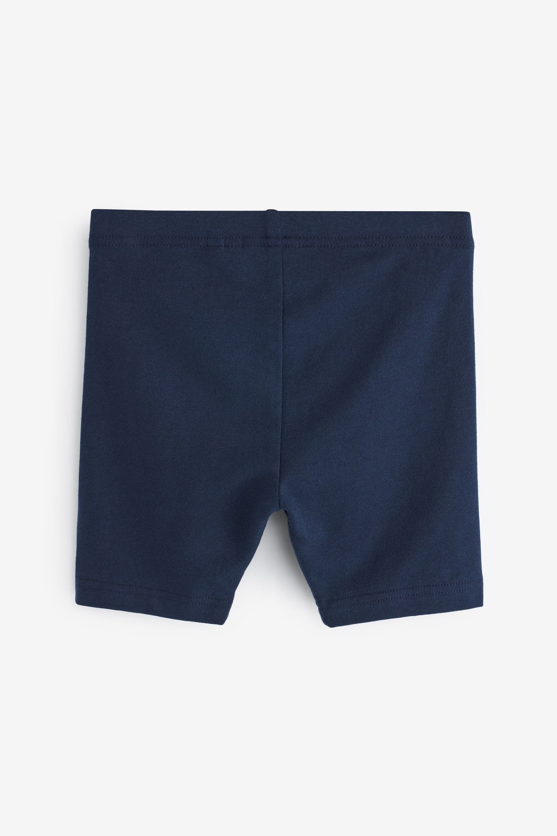 Navy Blue 5 Pack Cotton Rich Stretch Cycle Shorts (3-16yrs)