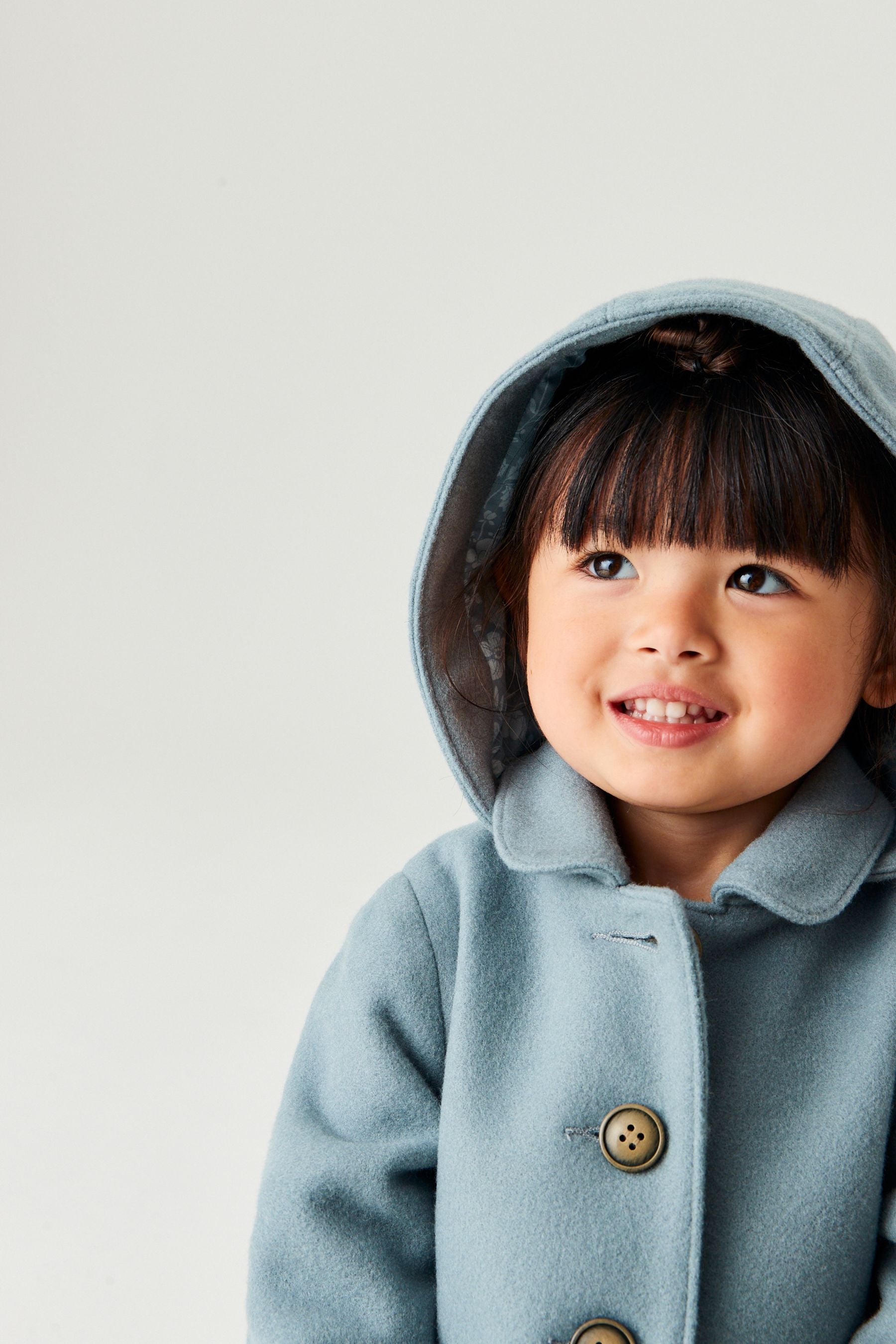 Mint Green Hooded Coat With Wool (3mths-7yrs)