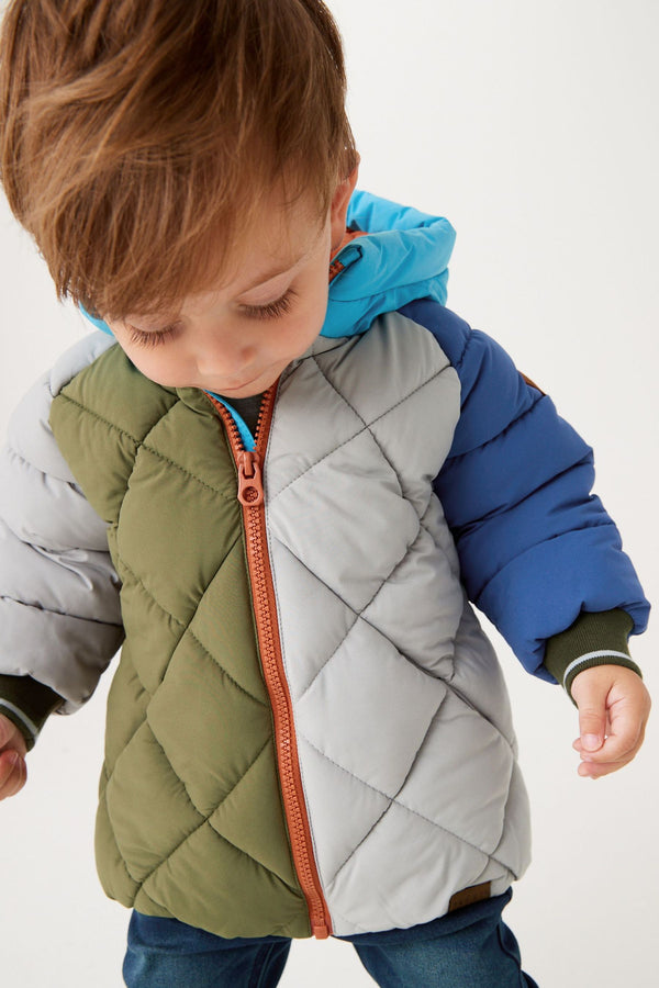 Colourblock Padded Jacket (3mths-7yrs)