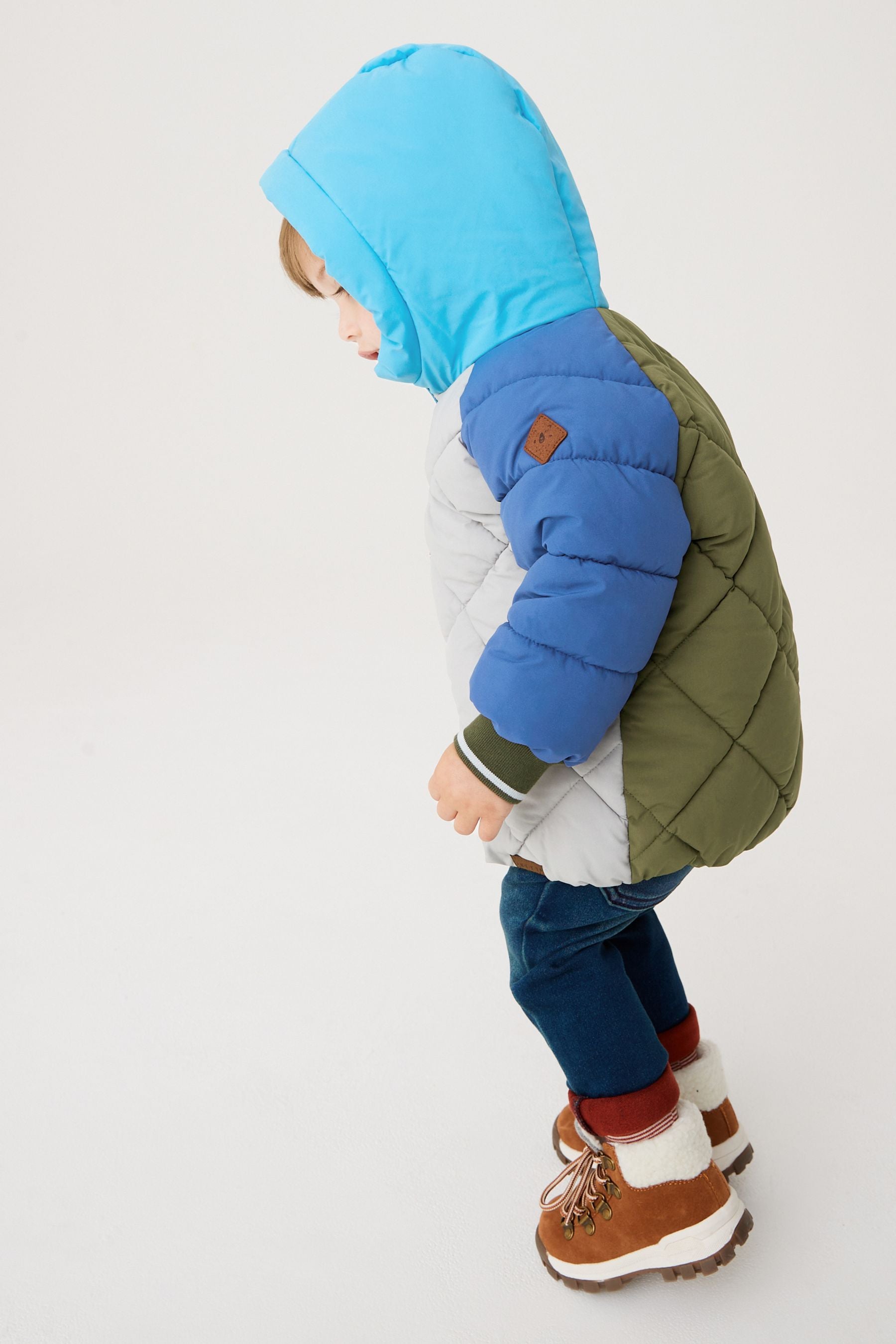 Colourblock Padded Jacket (3mths-7yrs)