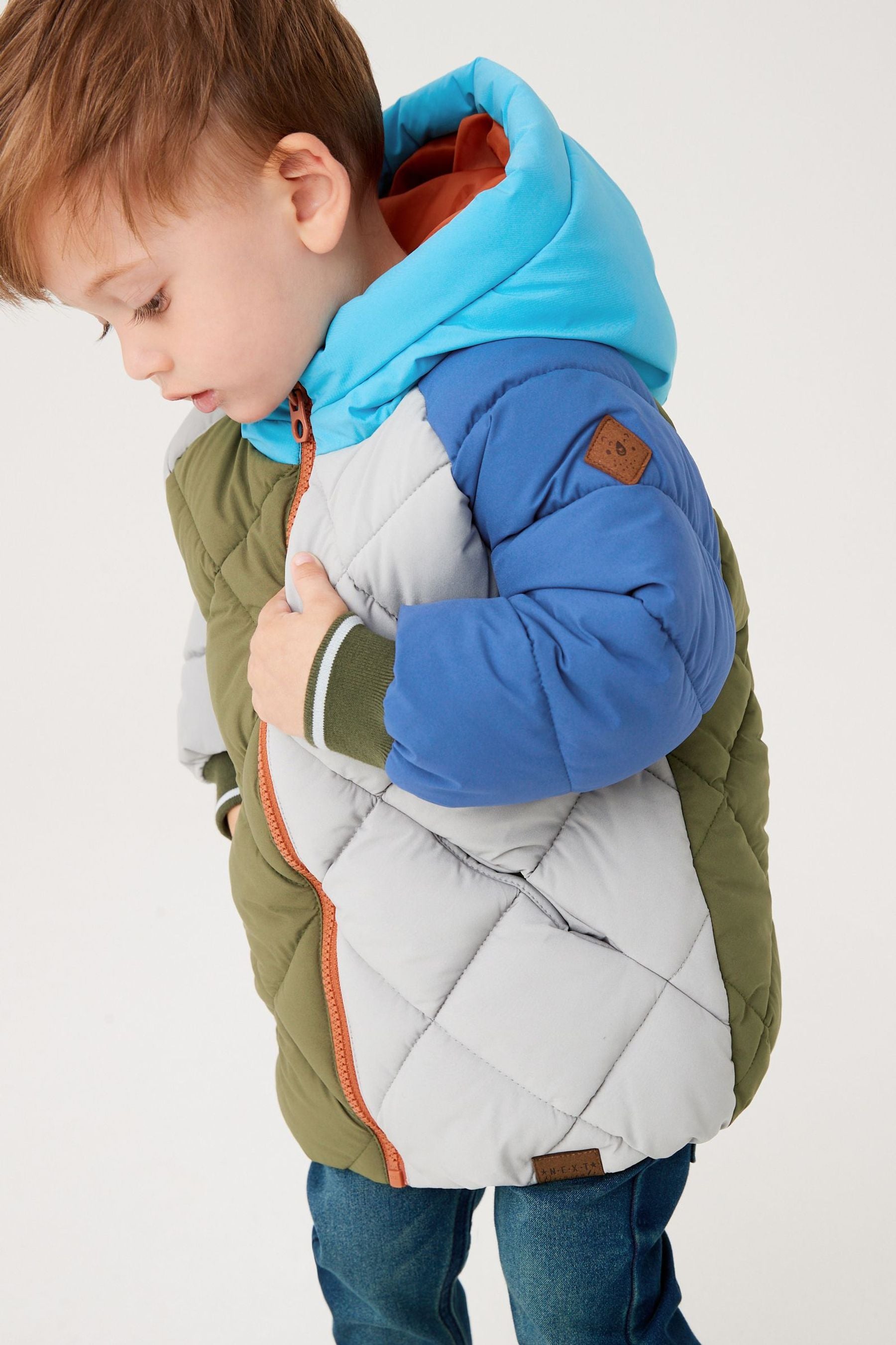 Colourblock Padded Jacket (3mths-7yrs)