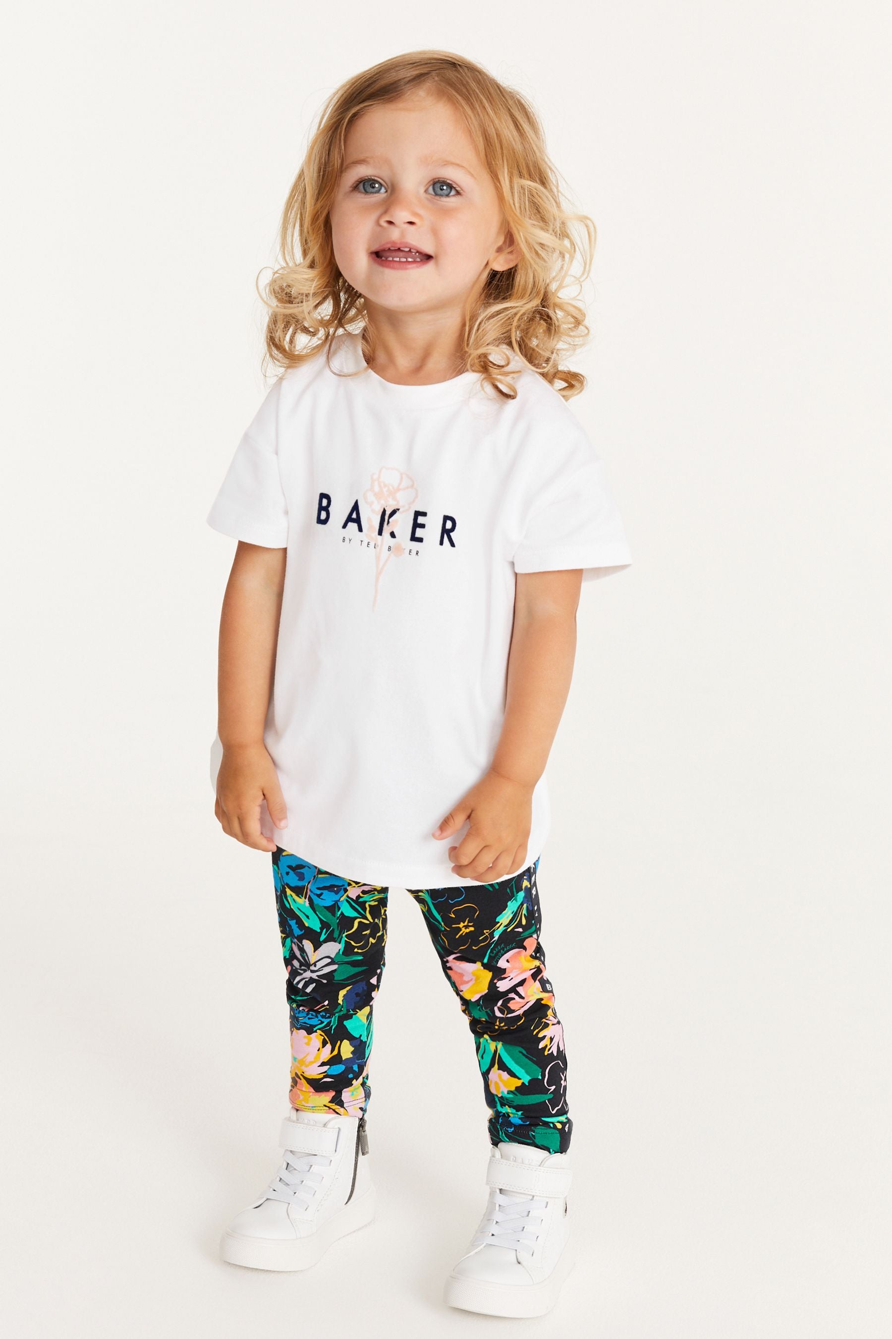 Baker by Ted Baker White T-Shirt And Leggings Set