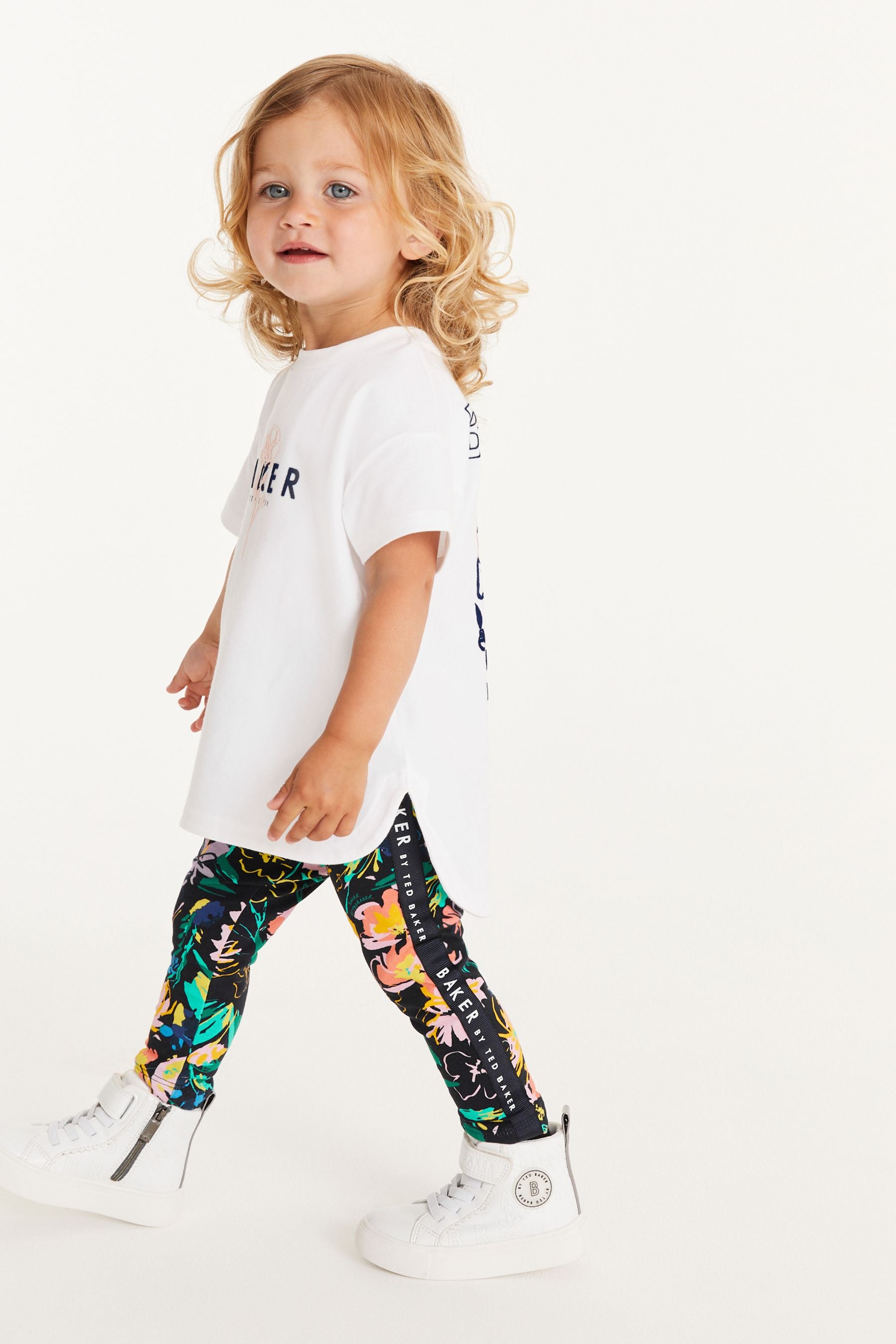 Baker by Ted Baker White T-Shirt And Leggings Set