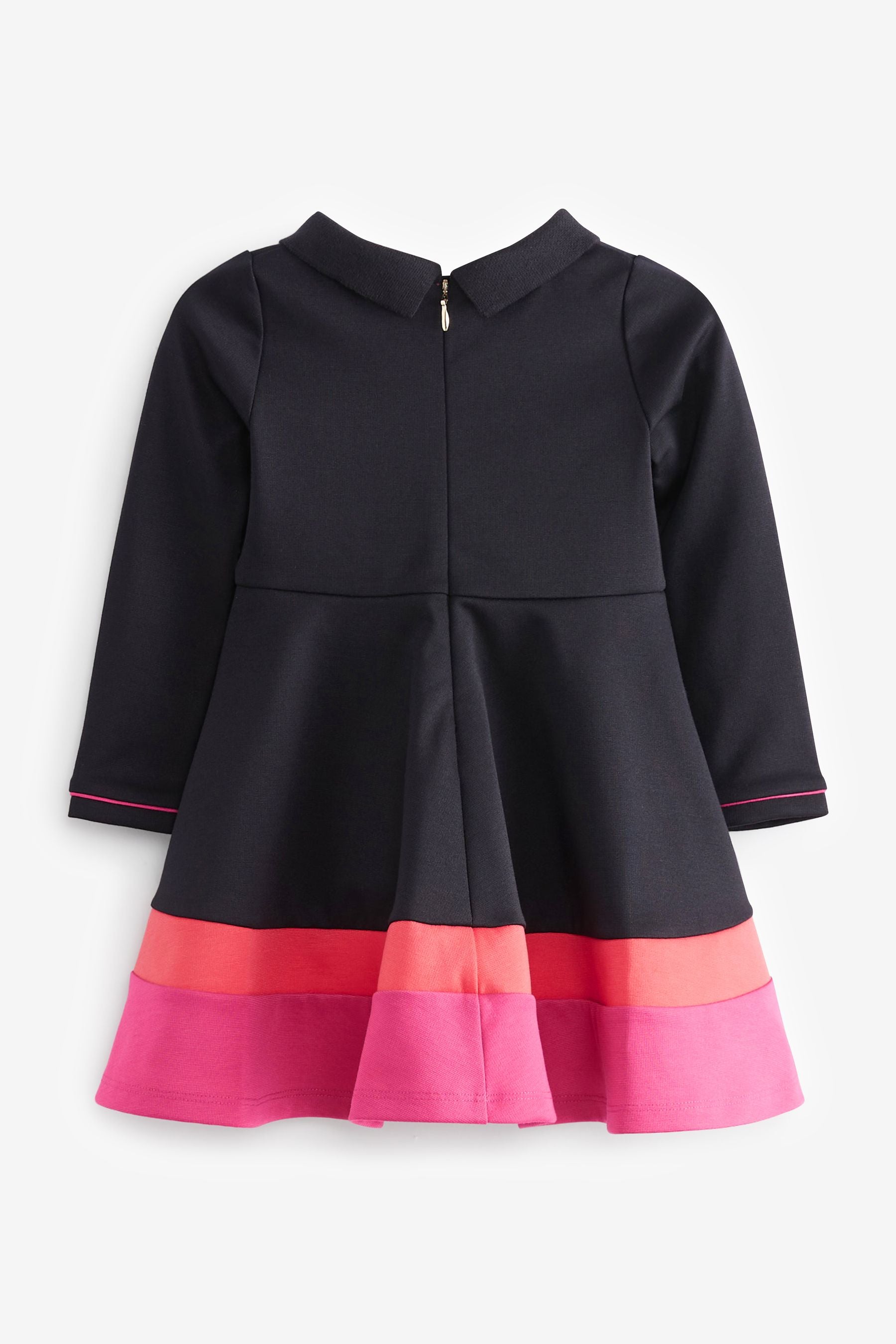 Navy & Pink Baker by Ted Baker Navy And Pink Colourblock Dress