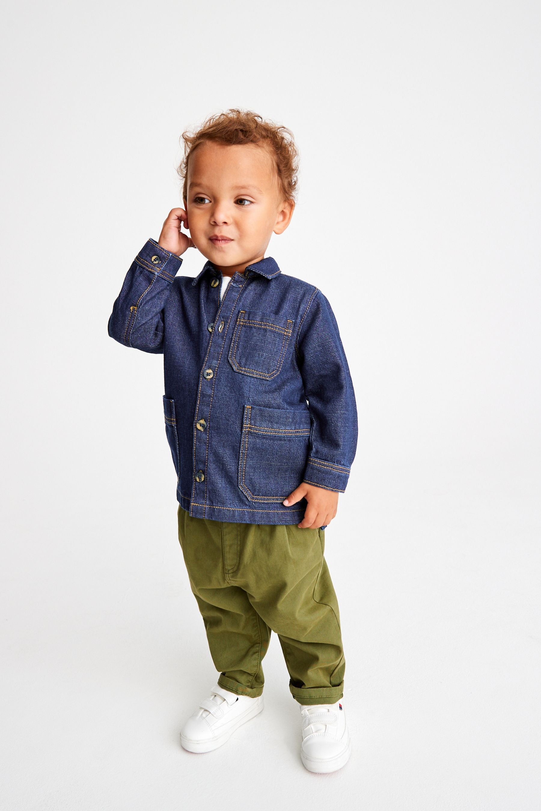 Denim Rinse Denim Shacket (3mths-9yrs)