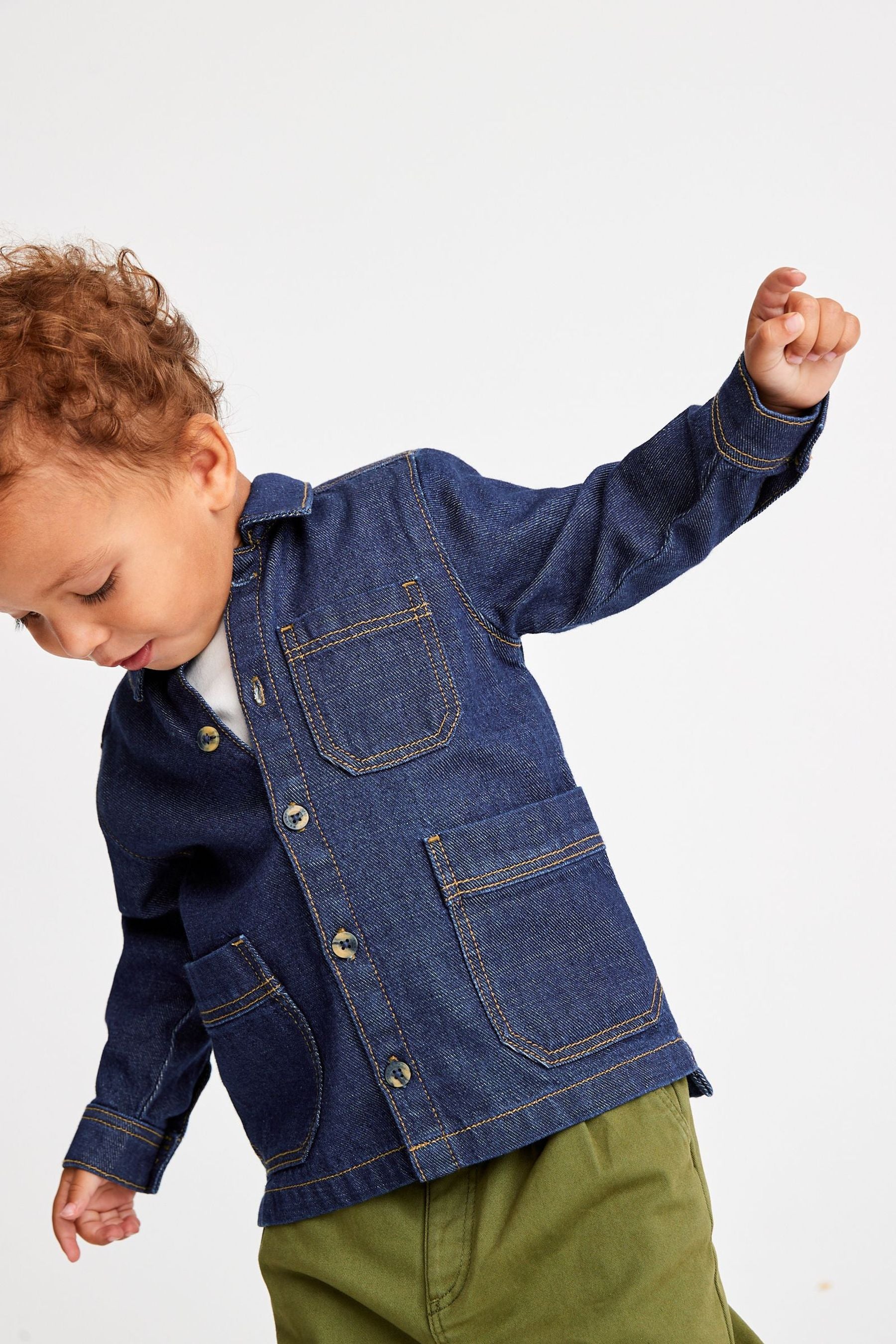 Denim Rinse Denim Shacket (3mths-9yrs)