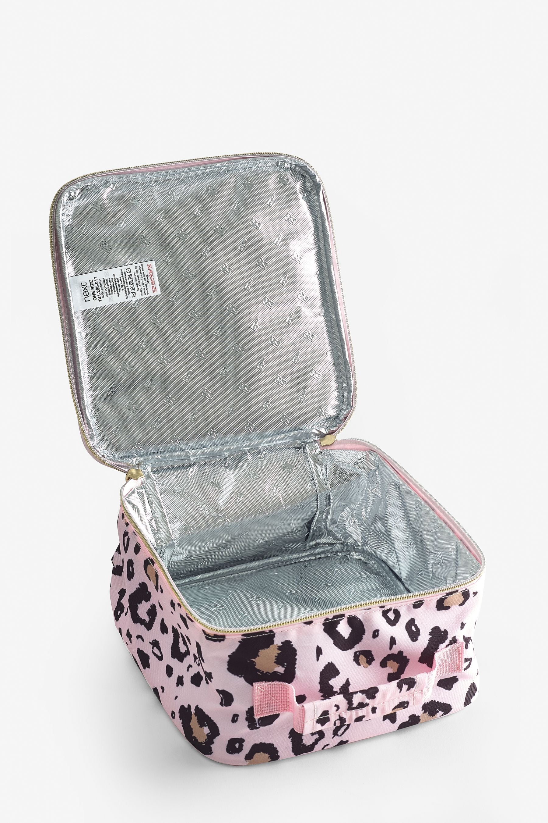 Pink Leopard Lunch Bag