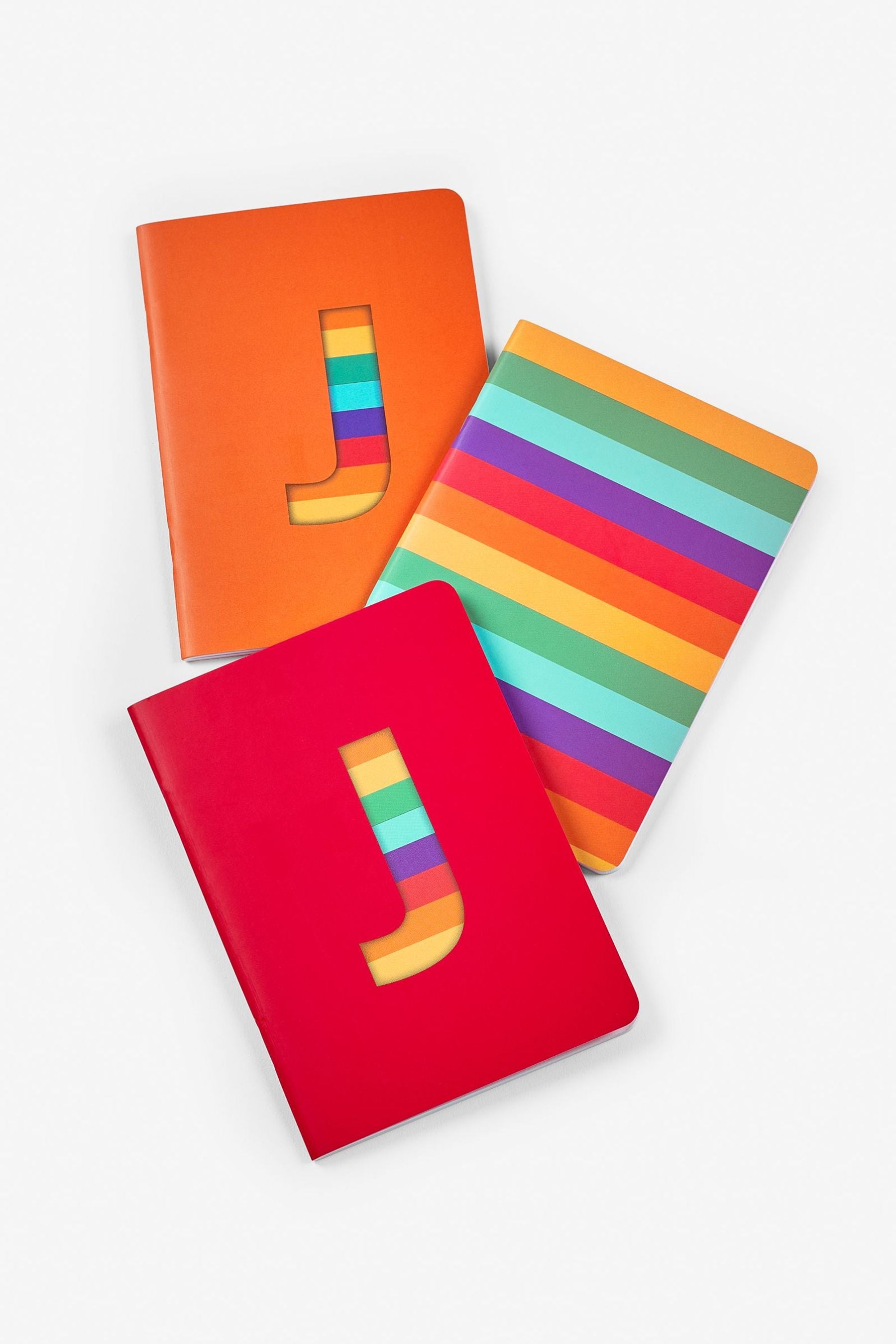 Bright Set of 3 Monogram Brights A6 Notebooks