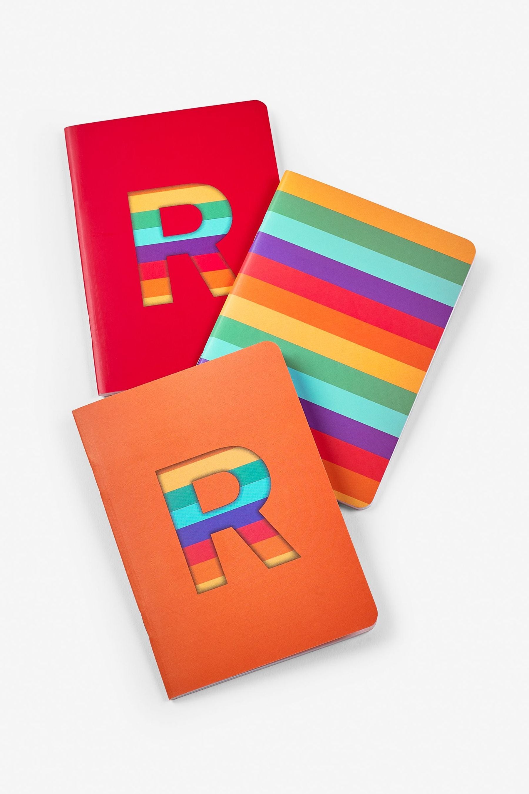 Bright Set of 3 Monogram Brights A6 Notebooks