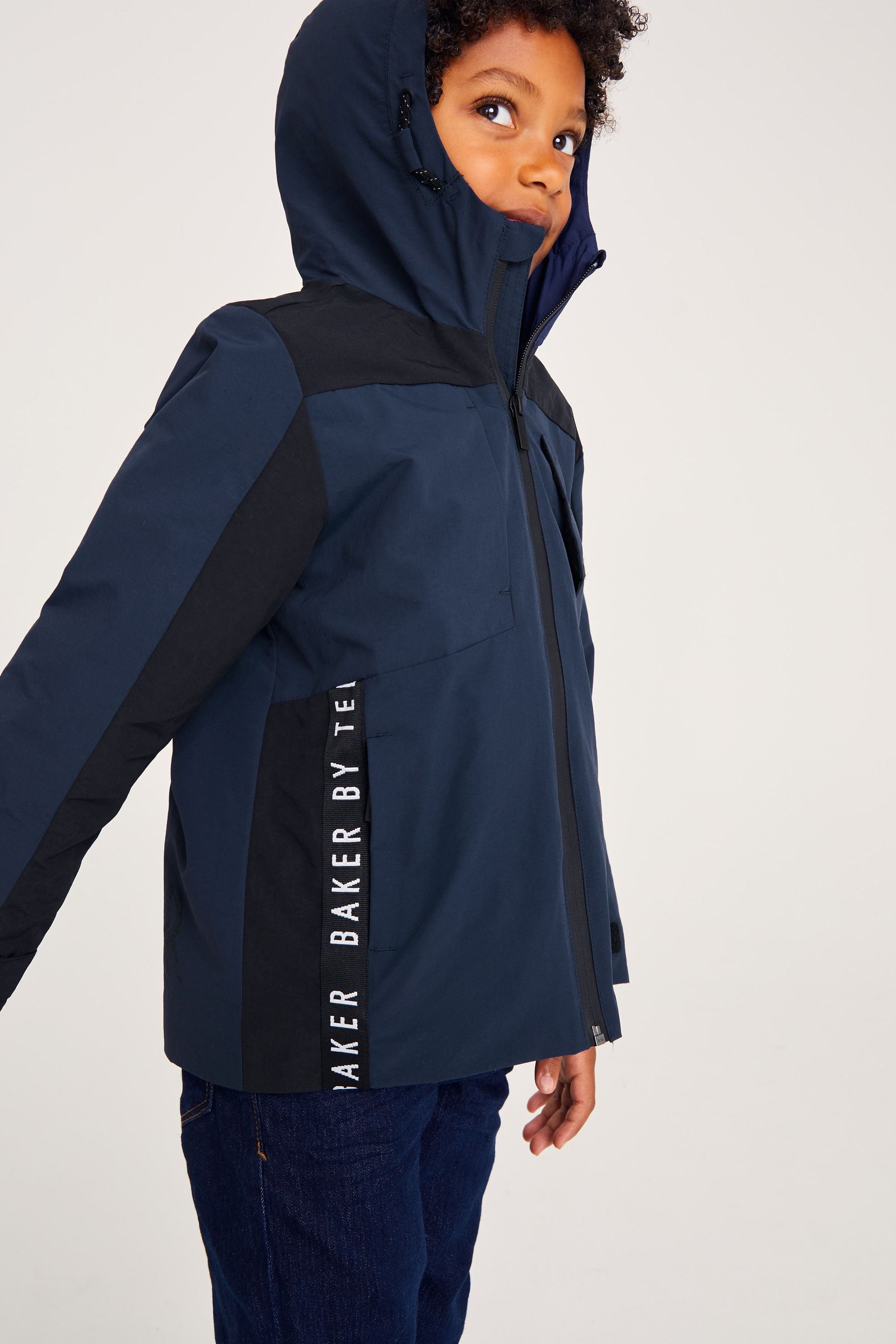 Navy Baker by Ted Baker Navy Waterproof Shower Jacket