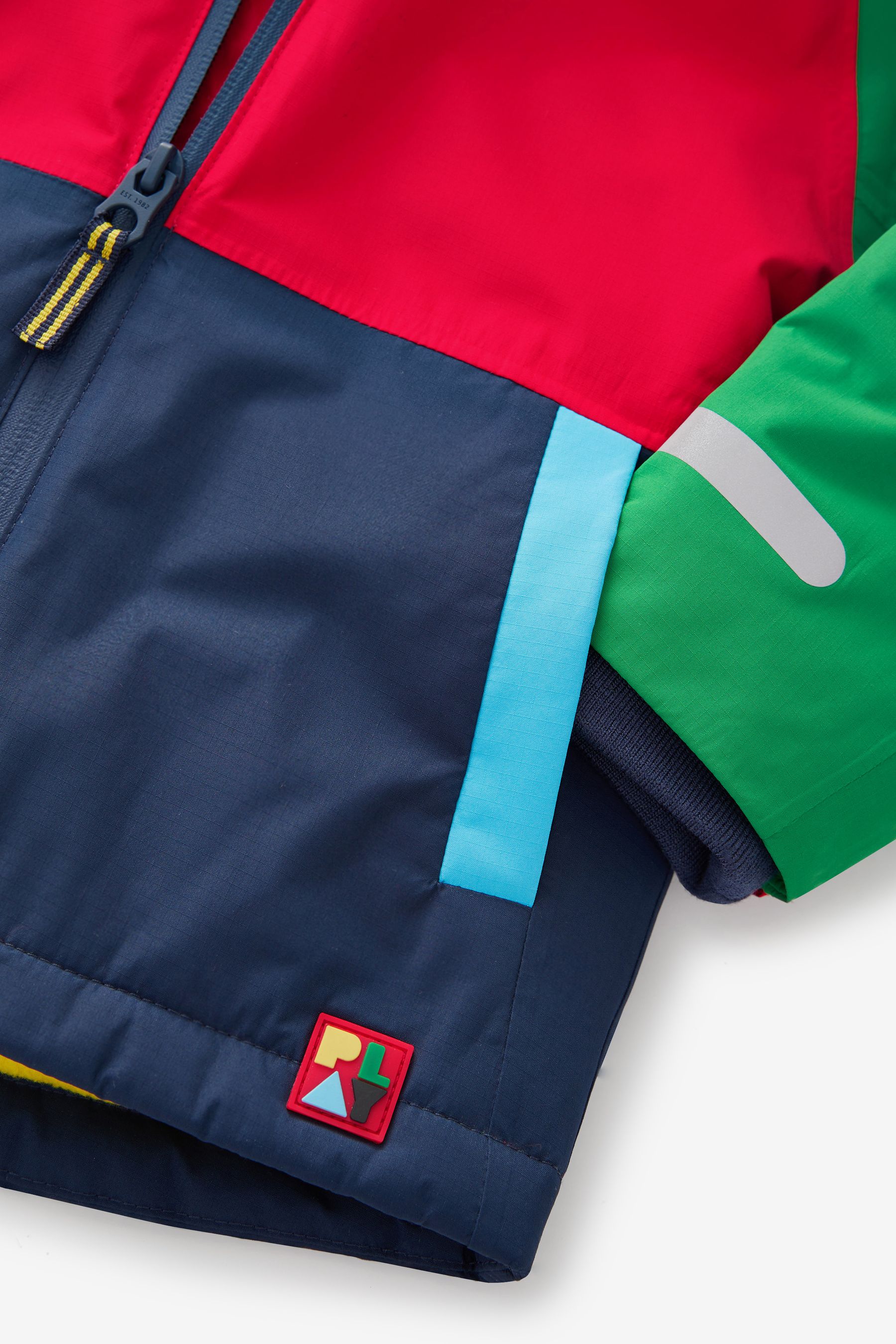 Multi Colourblock Waterproof Jacket (3mths-7yrs)