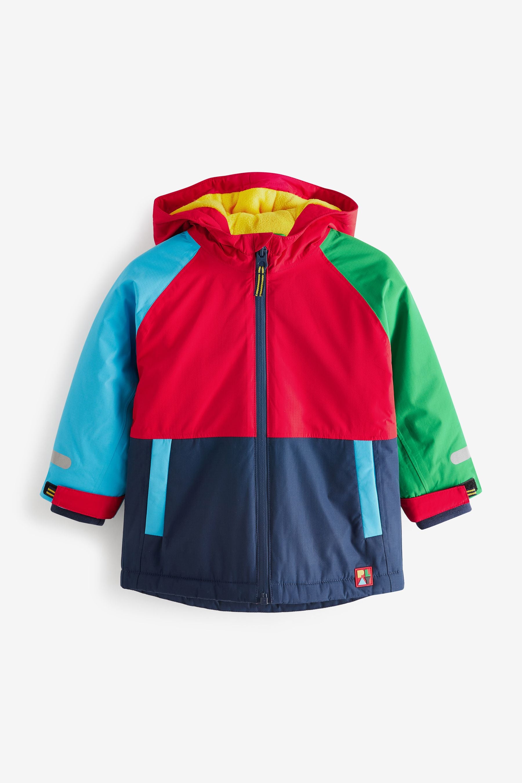 Multi Colourblock Waterproof Jacket (3mths-7yrs)