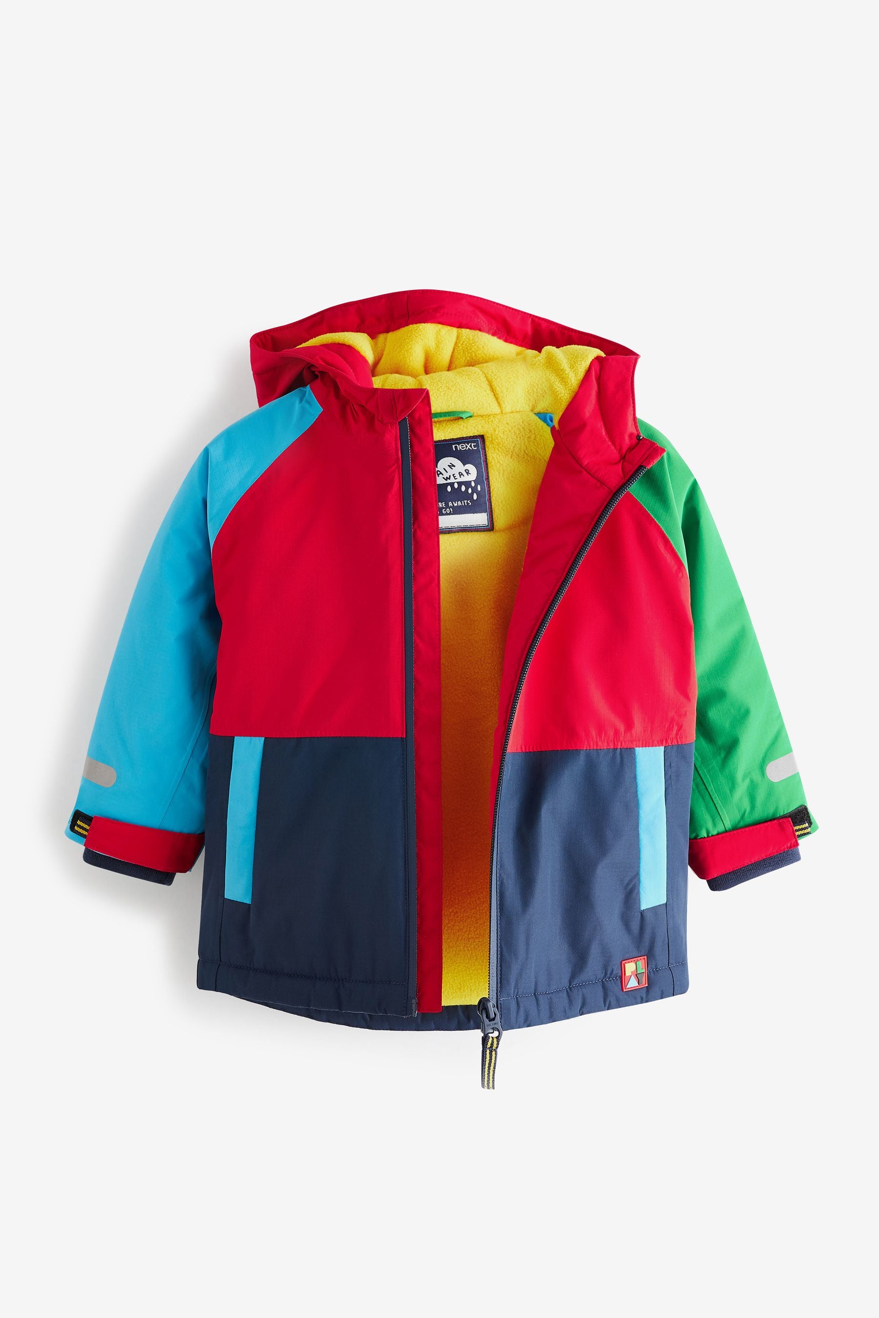 Multi Colourblock Waterproof Jacket (3mths-7yrs)