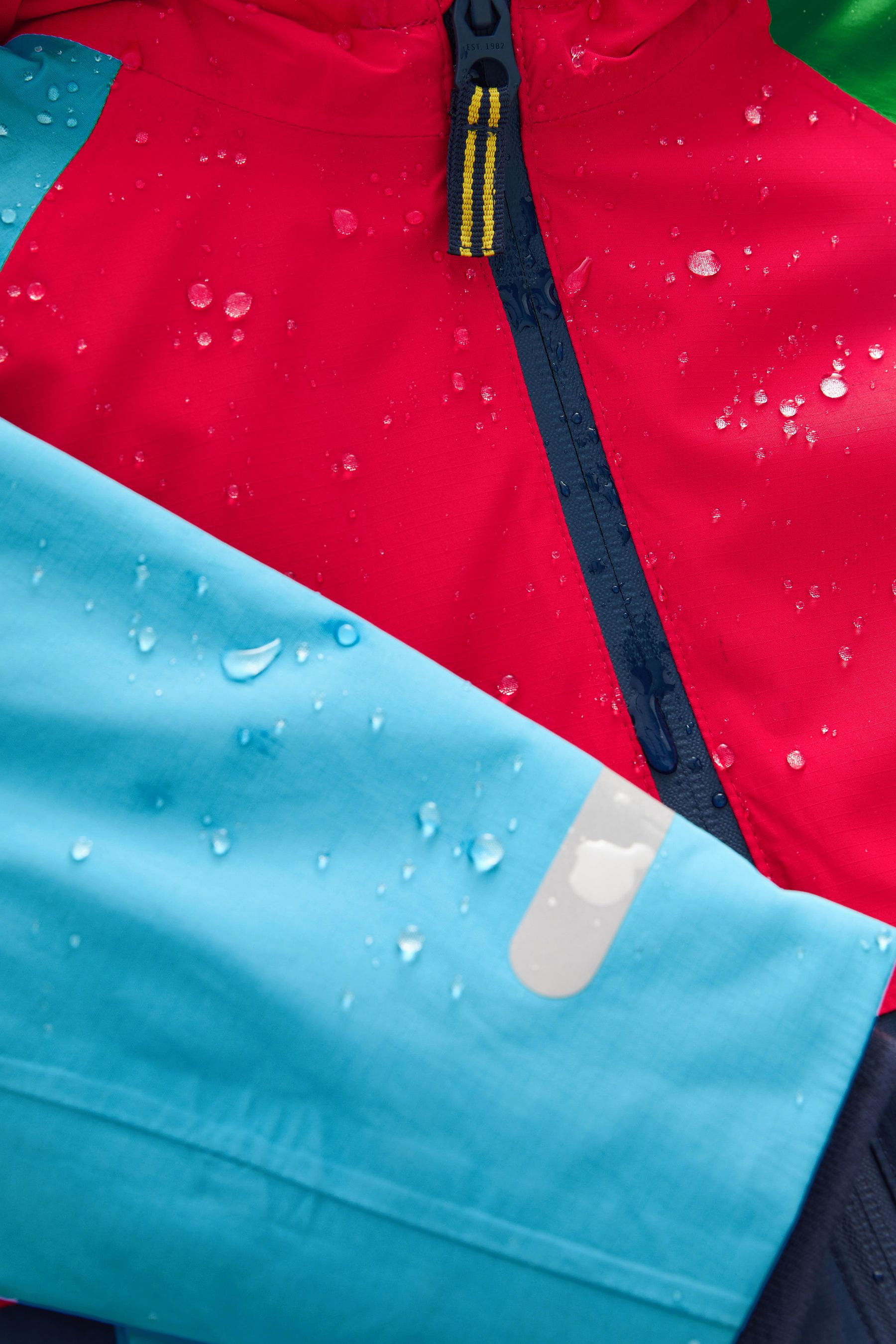 Multi Colourblock Waterproof Jacket (3mths-7yrs)