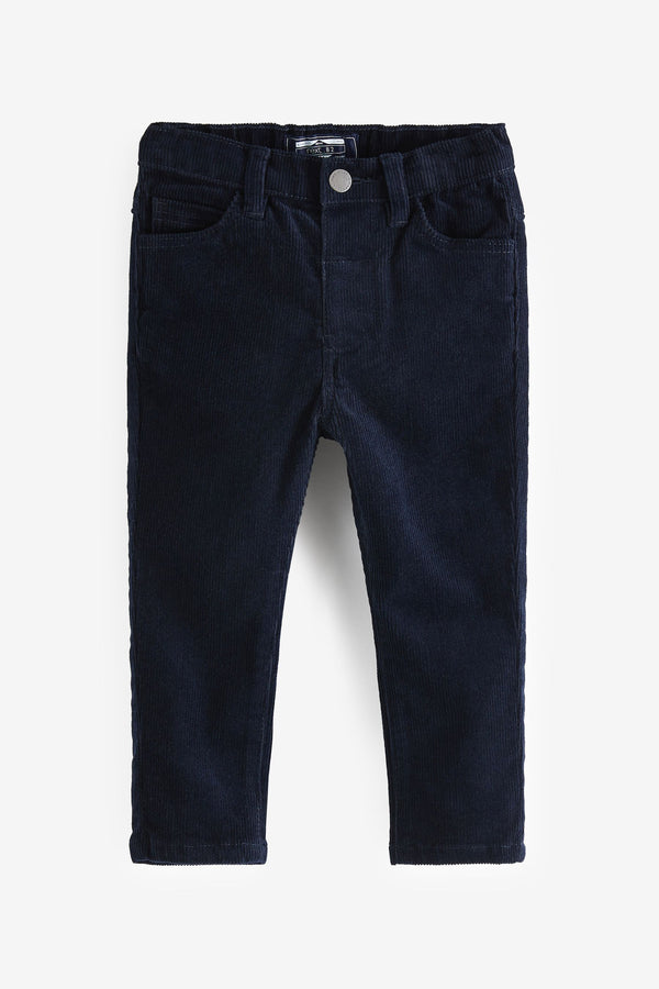 Navy Blue Cord Trousers (3mths-7yrs)