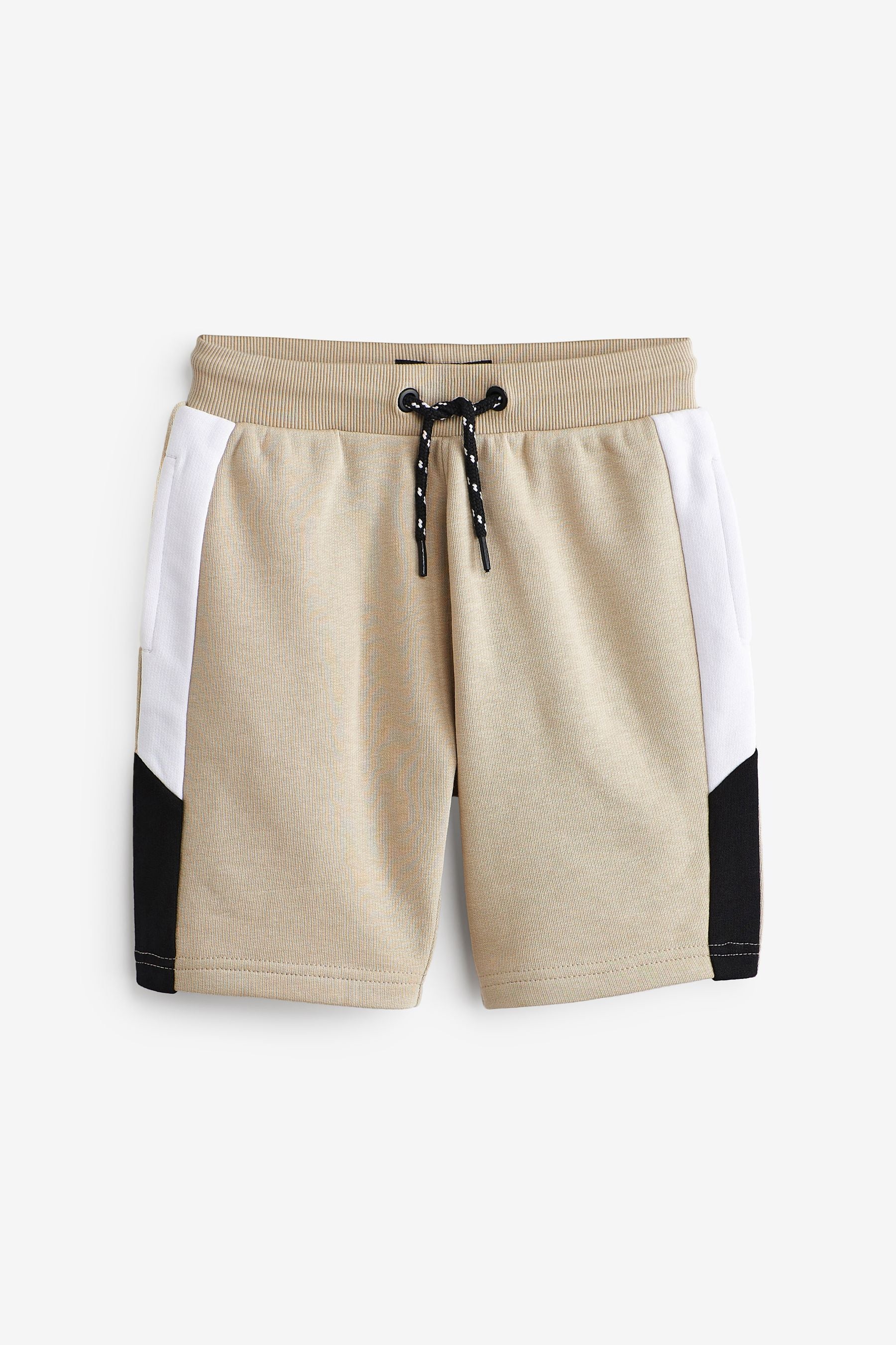 Stone Colourblock Jersey Shorts (3-16yrs)