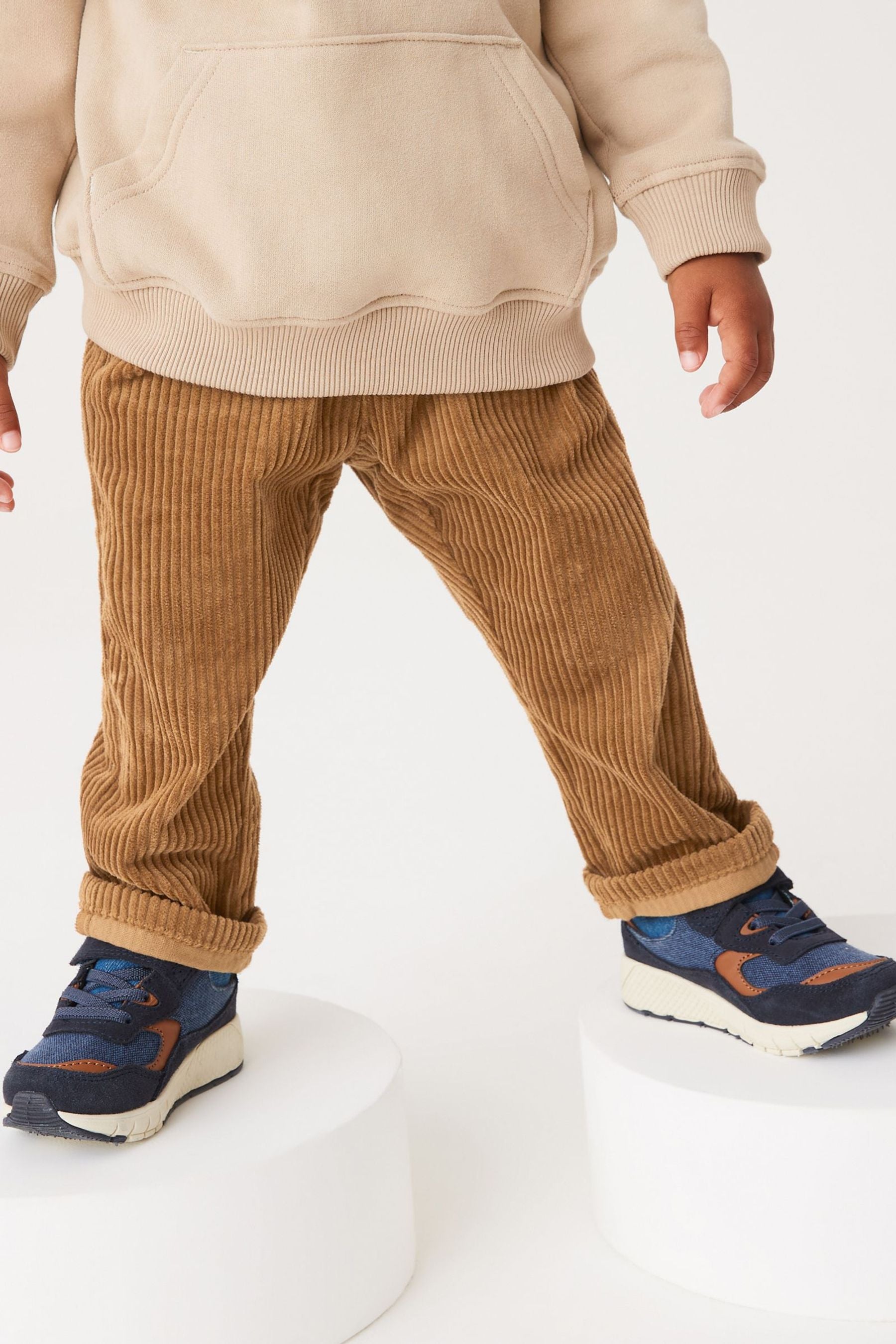 Tan Brown Cord Pull-On Trousers (3mths-7yrs)