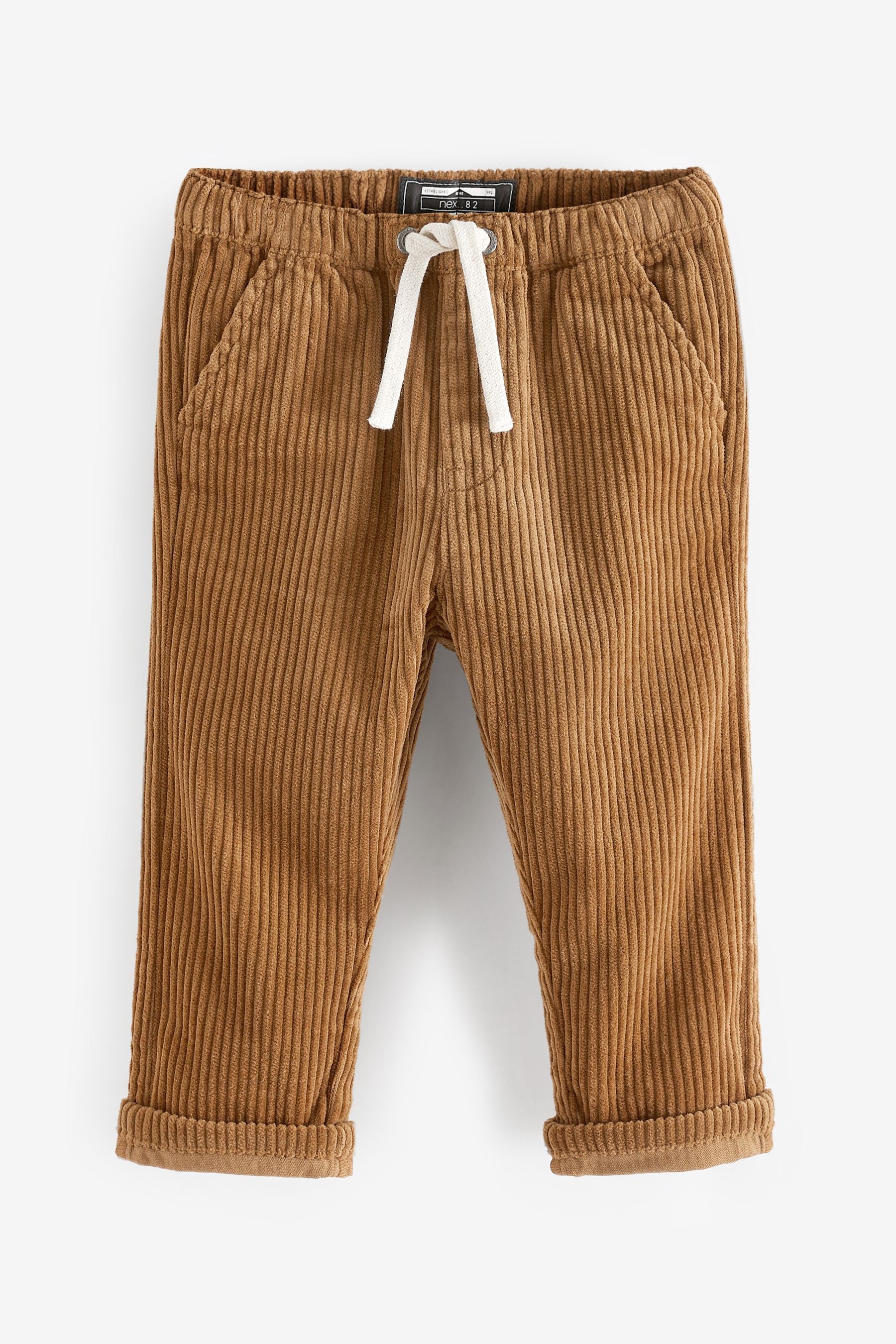 Tan Brown Cord Pull-On Trousers (3mths-7yrs)