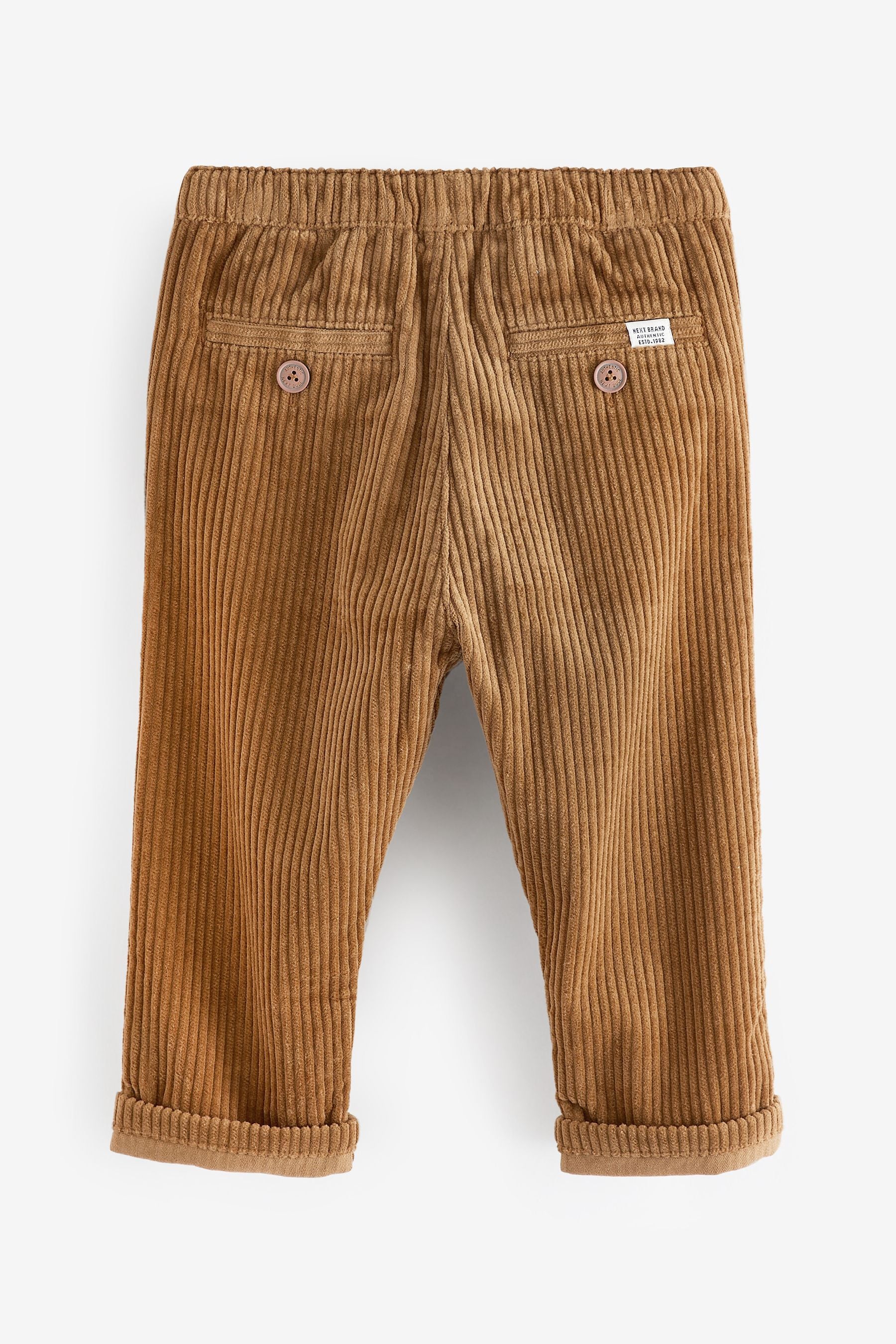 Tan Brown Cord Pull-On Trousers (3mths-7yrs)