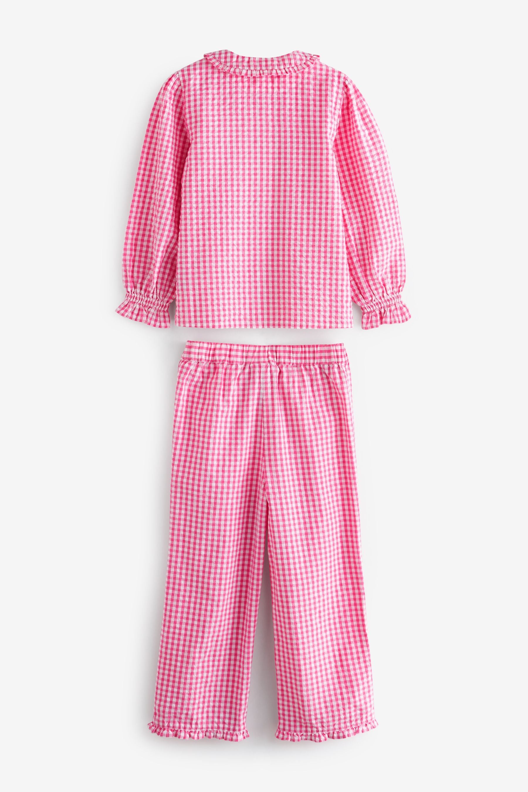 Check Laura Ashley Woven Button Through Pyjamas