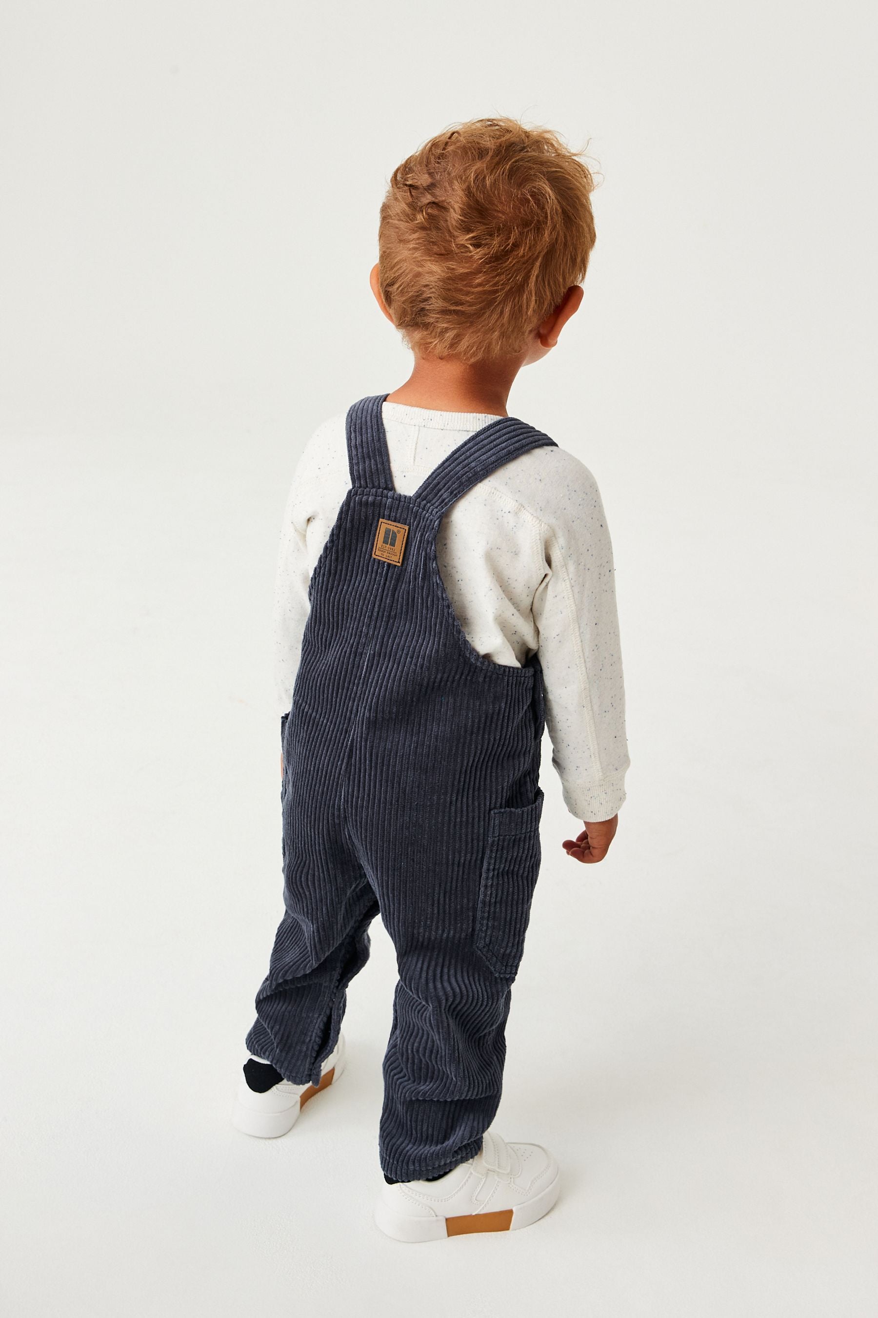 Indigo Blue Jumbo Cord Lined Dungarees (3mths-7yrs)