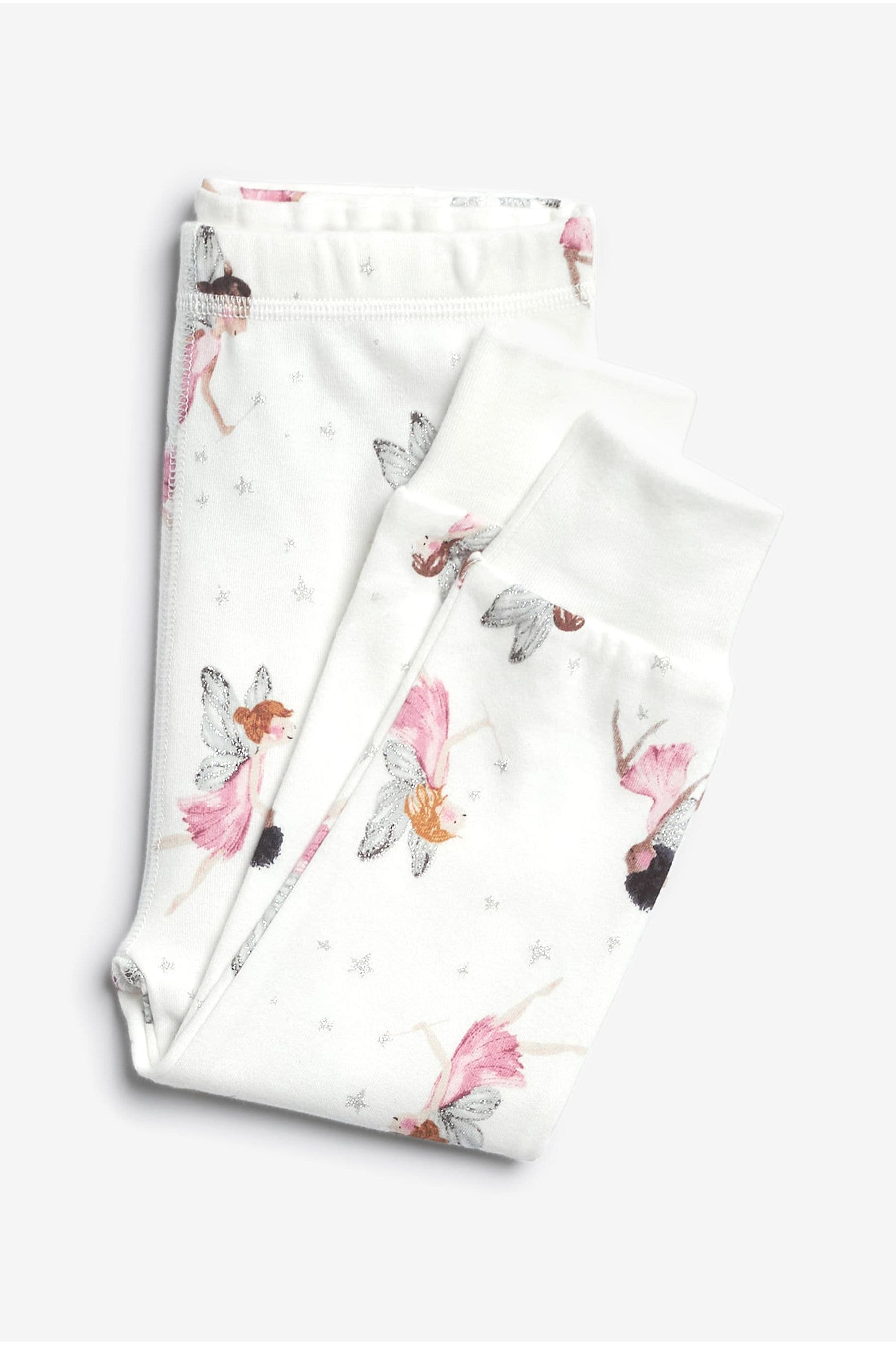 Ecru White/Pink Fairy Pyjamas 3 Pack (9mths-8yrs)