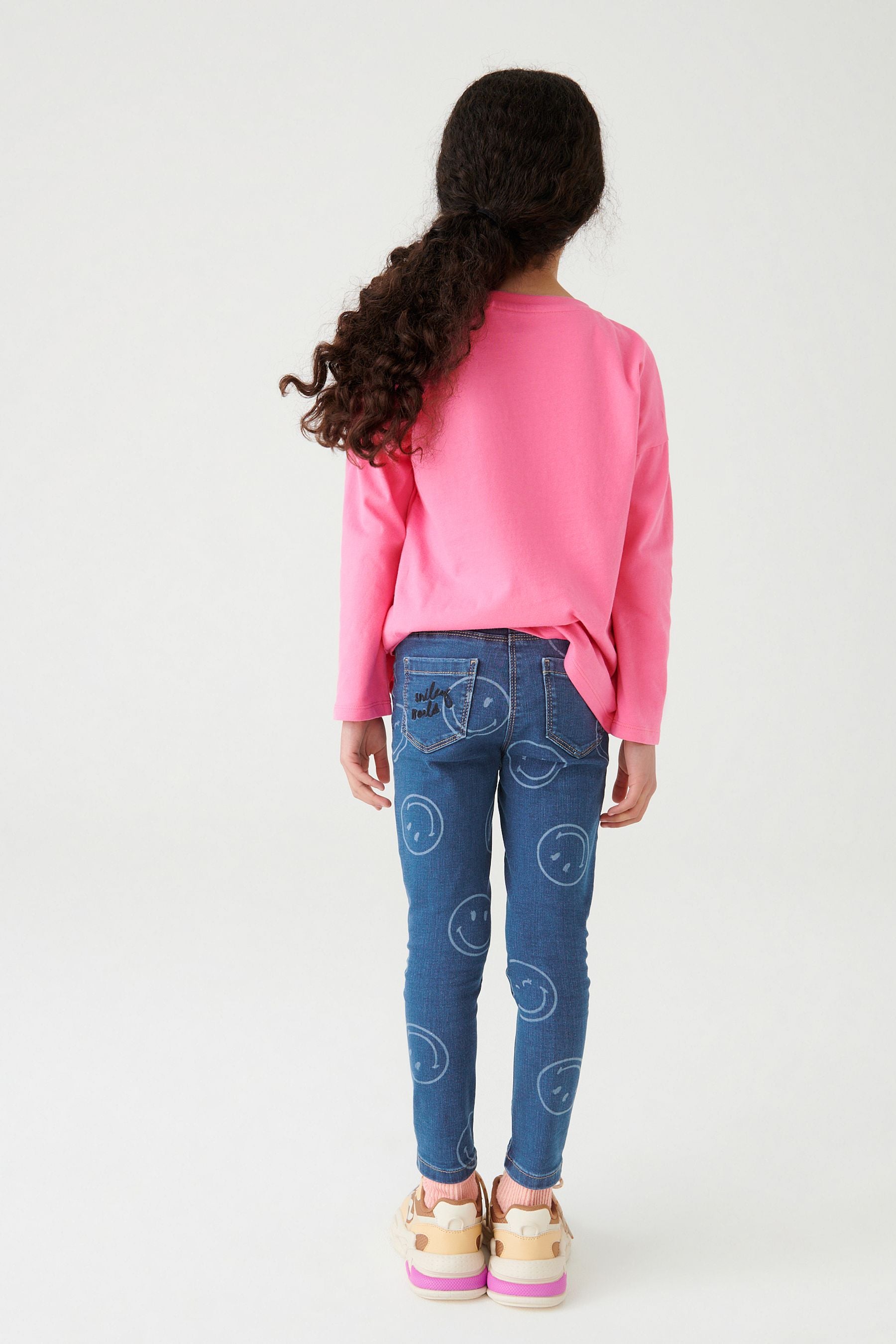 Pink Long Sleeve Basic T-Shirt (3-16yrs)