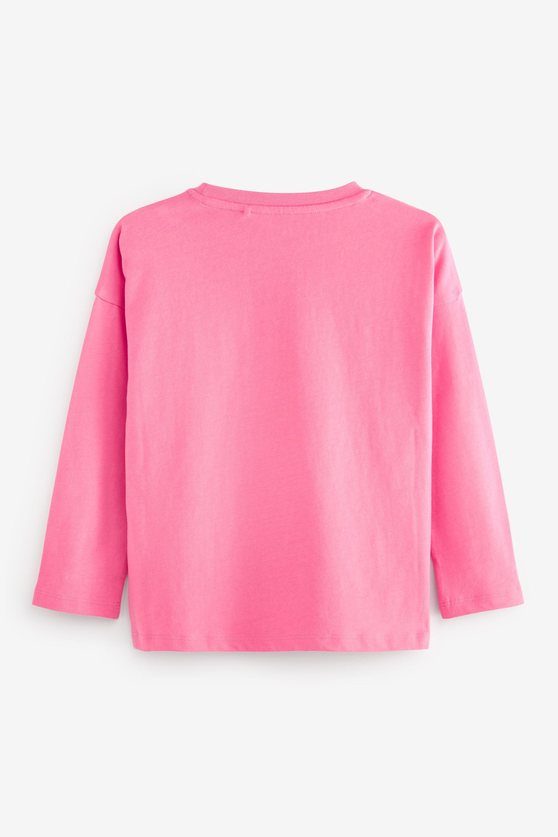 Pink Long Sleeve Basic T-Shirt (3-16yrs)