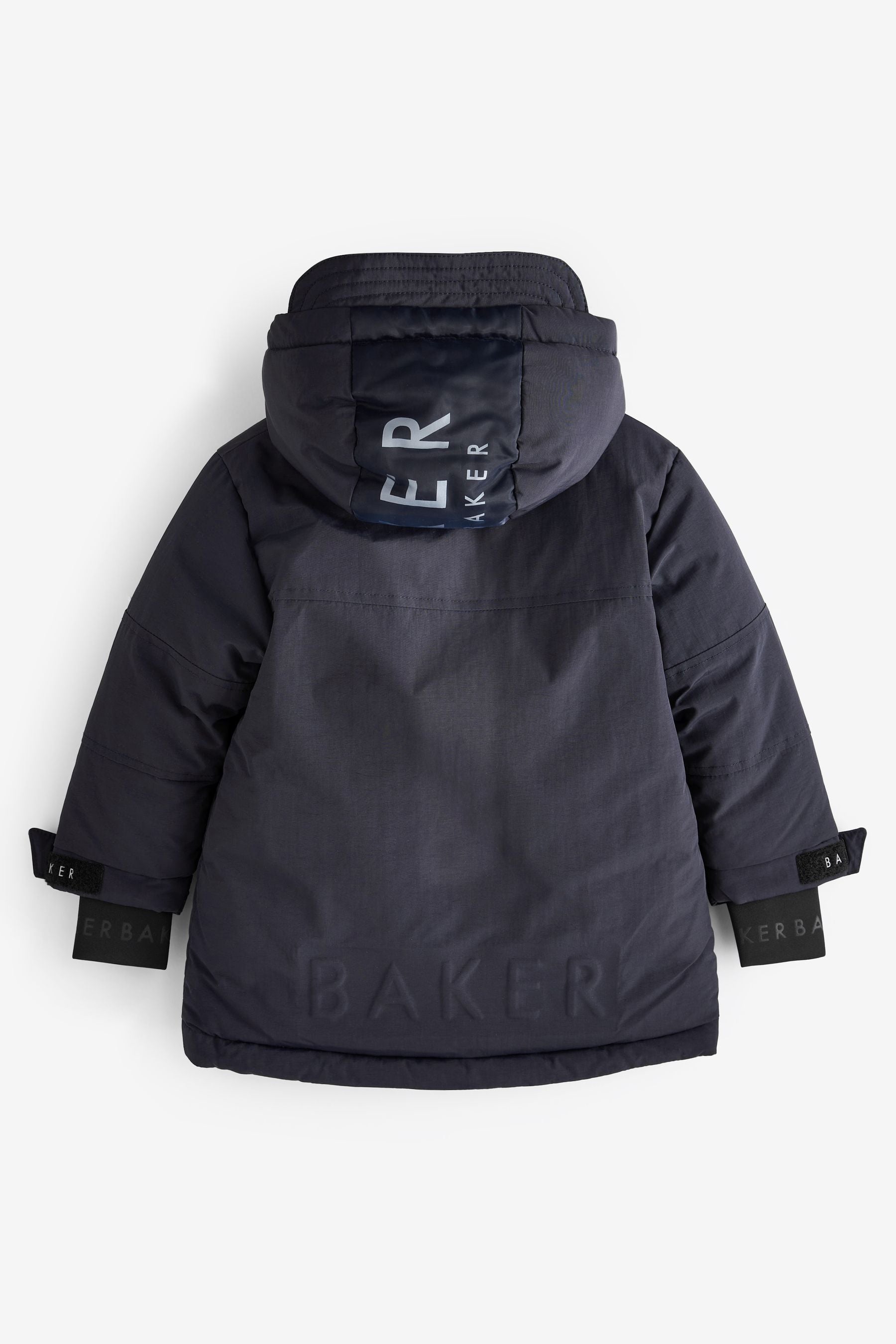 Navy Blue Baker by Ted Baker Shower Resistant Parka