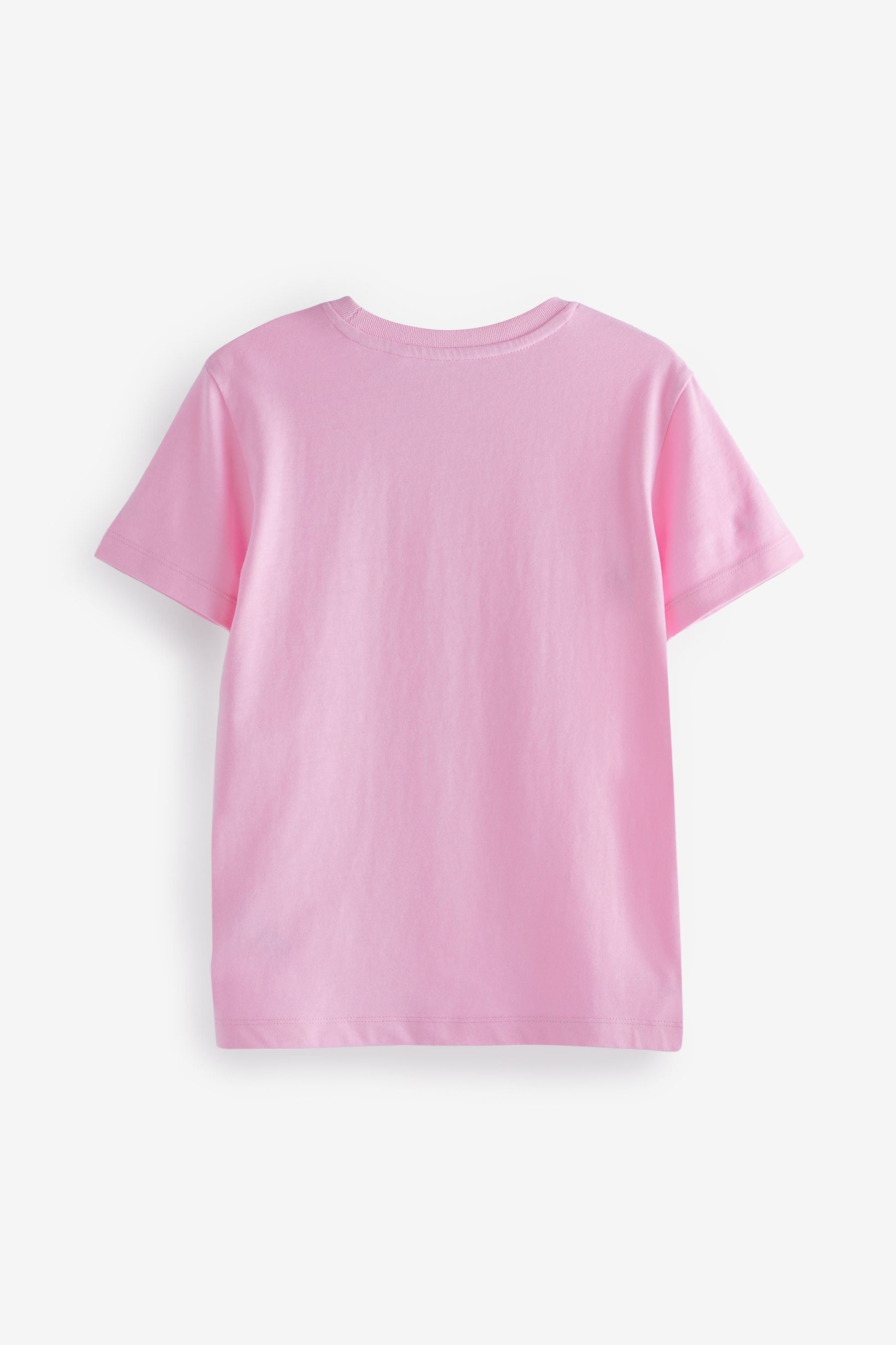 Pink Stag Embroidered Short Sleeve T-Shirt (3-16yrs)