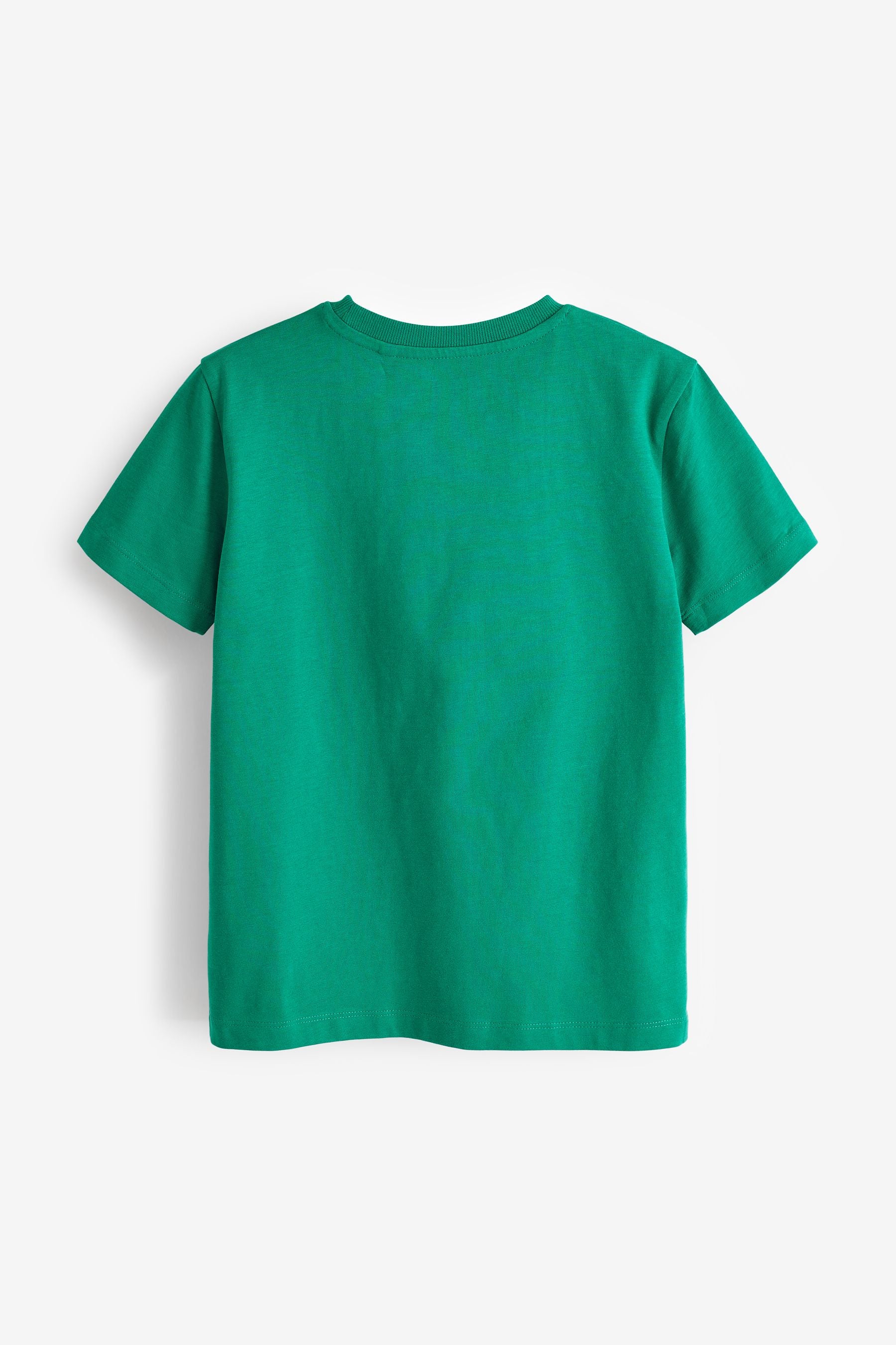 Green Stag Embroidered Short Sleeve T-Shirt (3-16yrs)