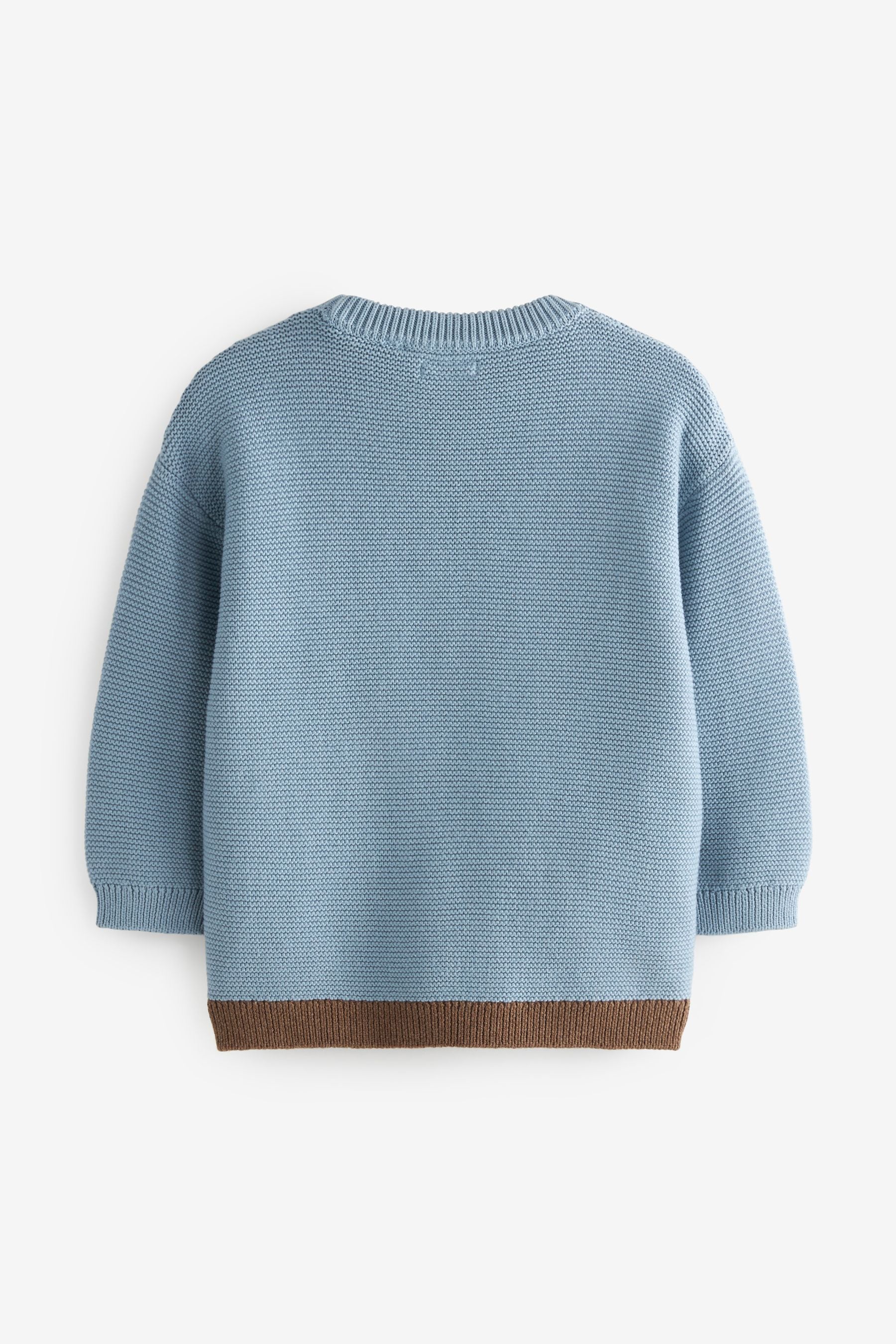 Blue Transport Character Jumper (3mths-7yrs)