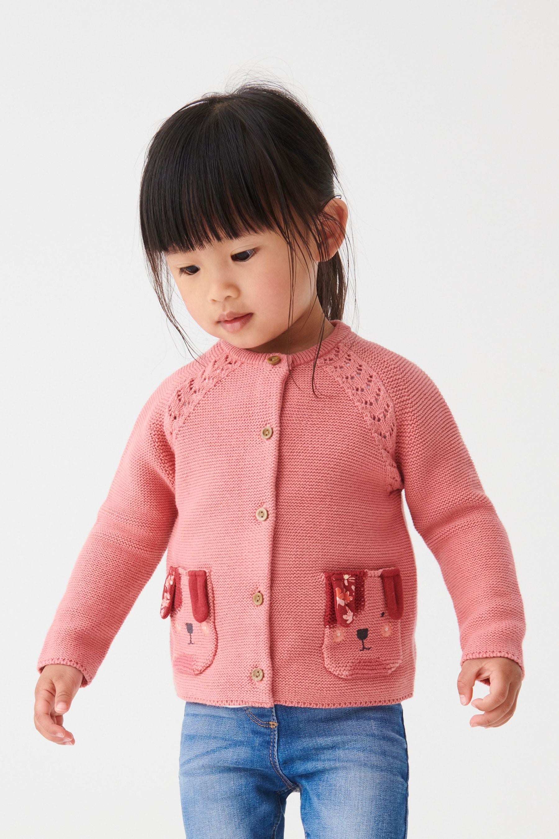 Pink Character Cardigan (3mths-7yrs)