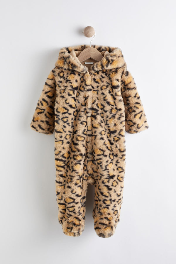 Animal Print Baby Pramsuit (0mths-2yrs)