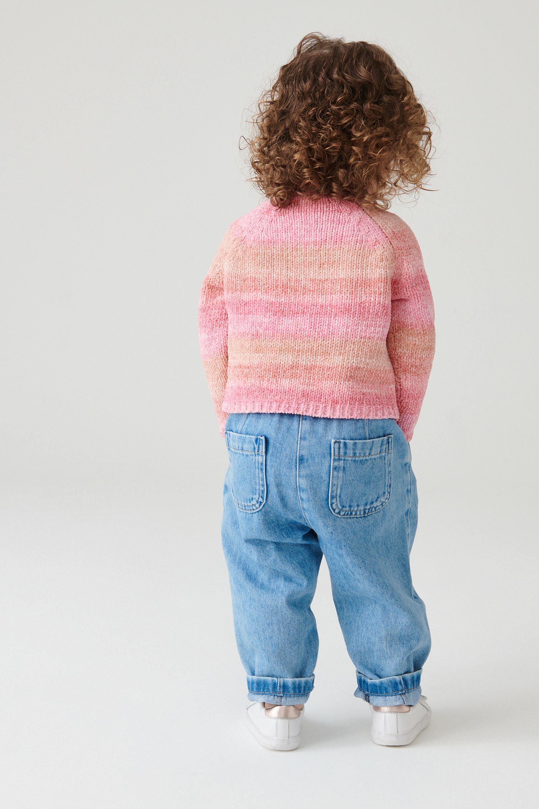 Pink Super Soft Chenille Cardigan (3mths-7yrs)