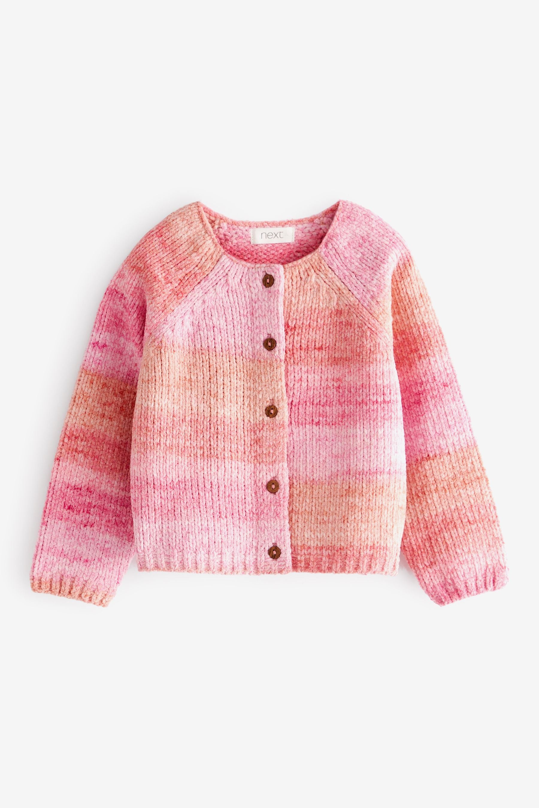 Pink Super Soft Chenille Cardigan (3mths-7yrs)