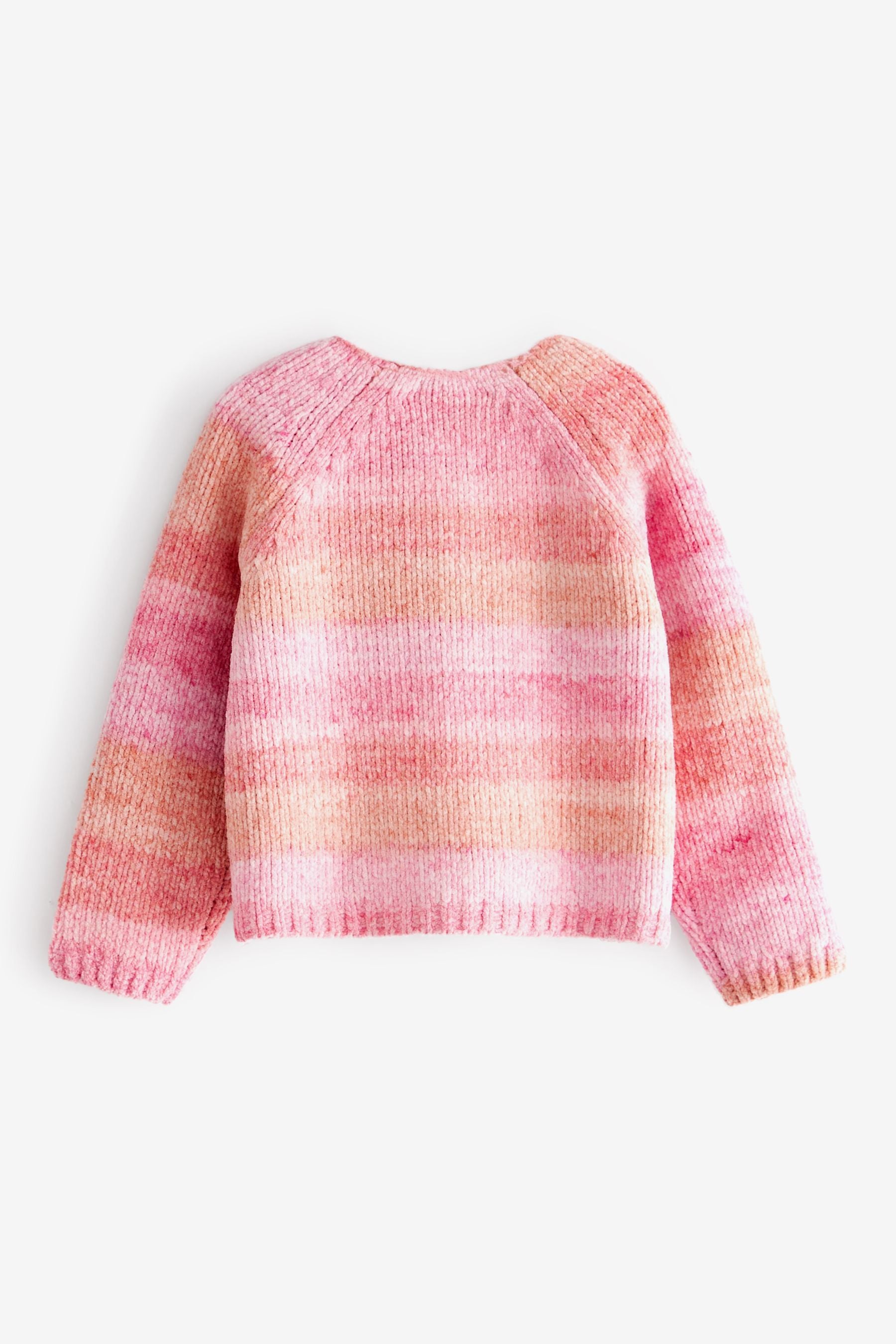 Pink Super Soft Chenille Cardigan (3mths-7yrs)