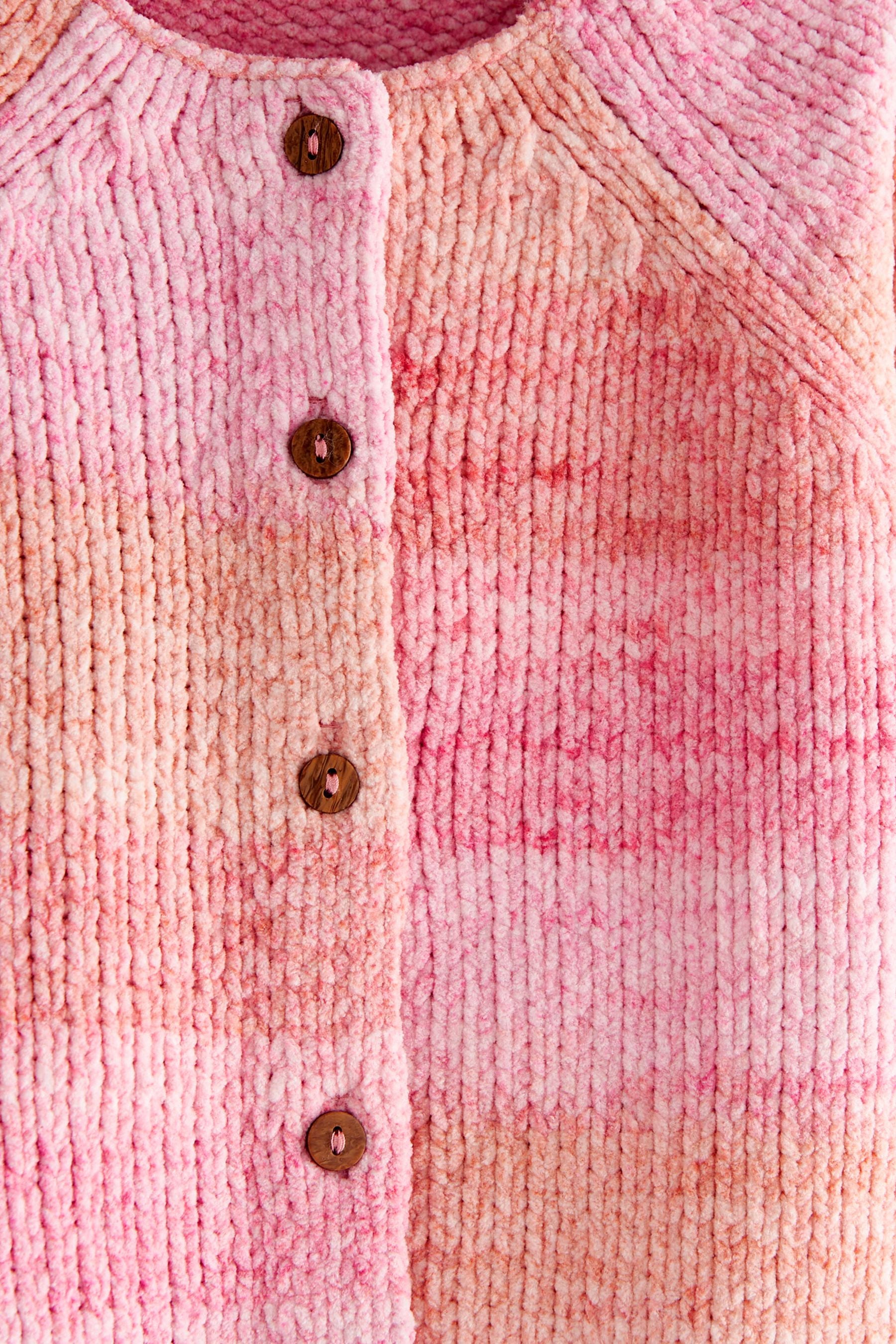 Pink Super Soft Chenille Cardigan (3mths-7yrs)