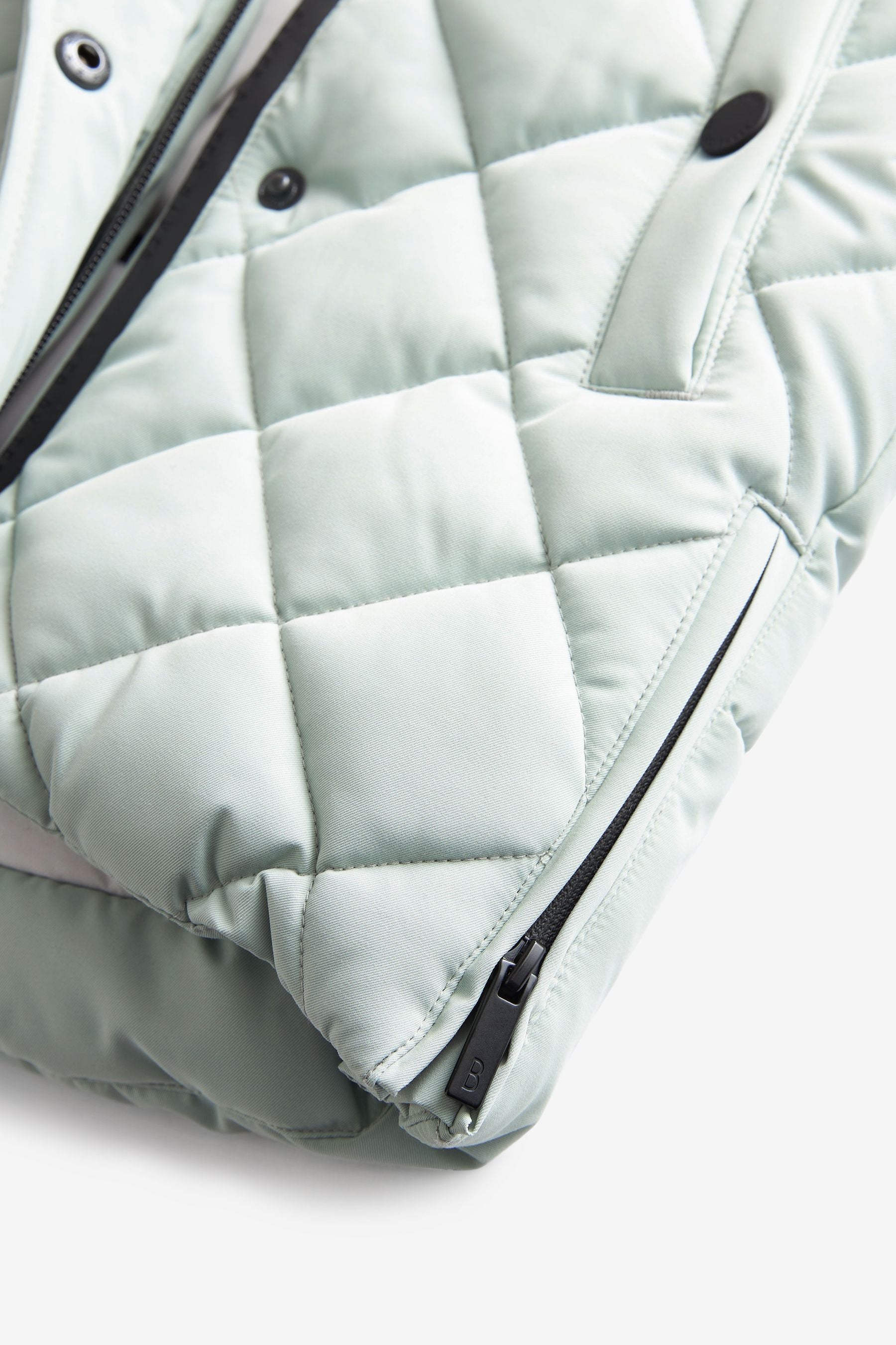 Mint Green Baker by Ted Baker Mint Green Quilted Coat