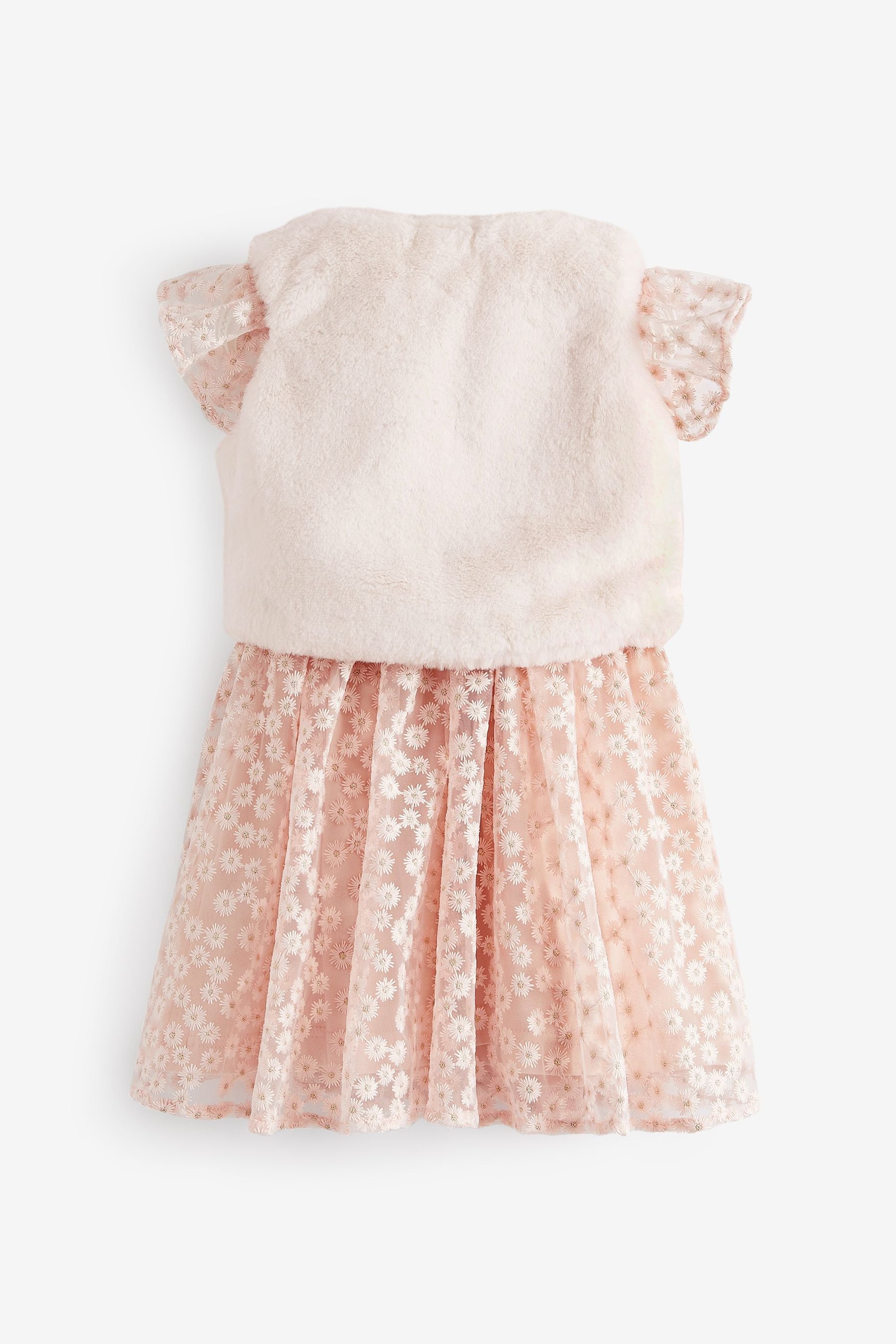 Cream Lace Party Dress Set (3mths-7yrs)