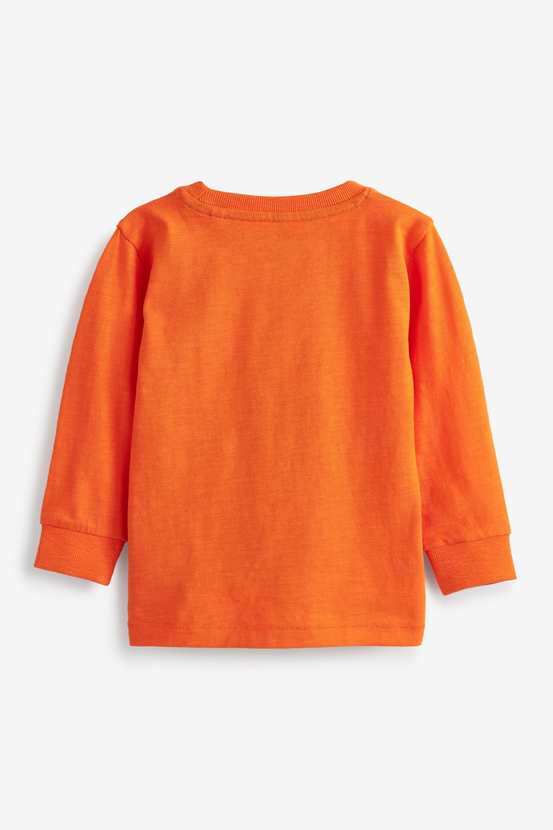 Orange Dino Squad Long Sleeve Character T-Shirt (3mths-7yrs)