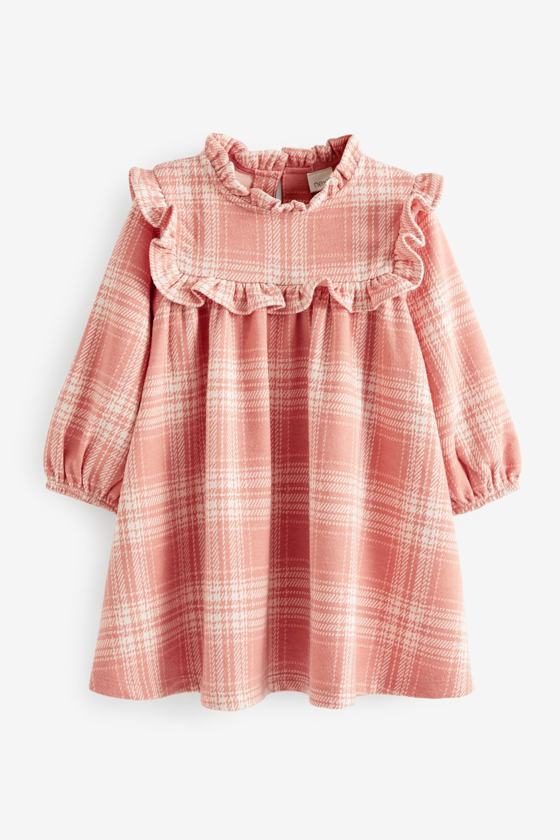 Pink Ruffle Check Dress (3mths-7yrs)