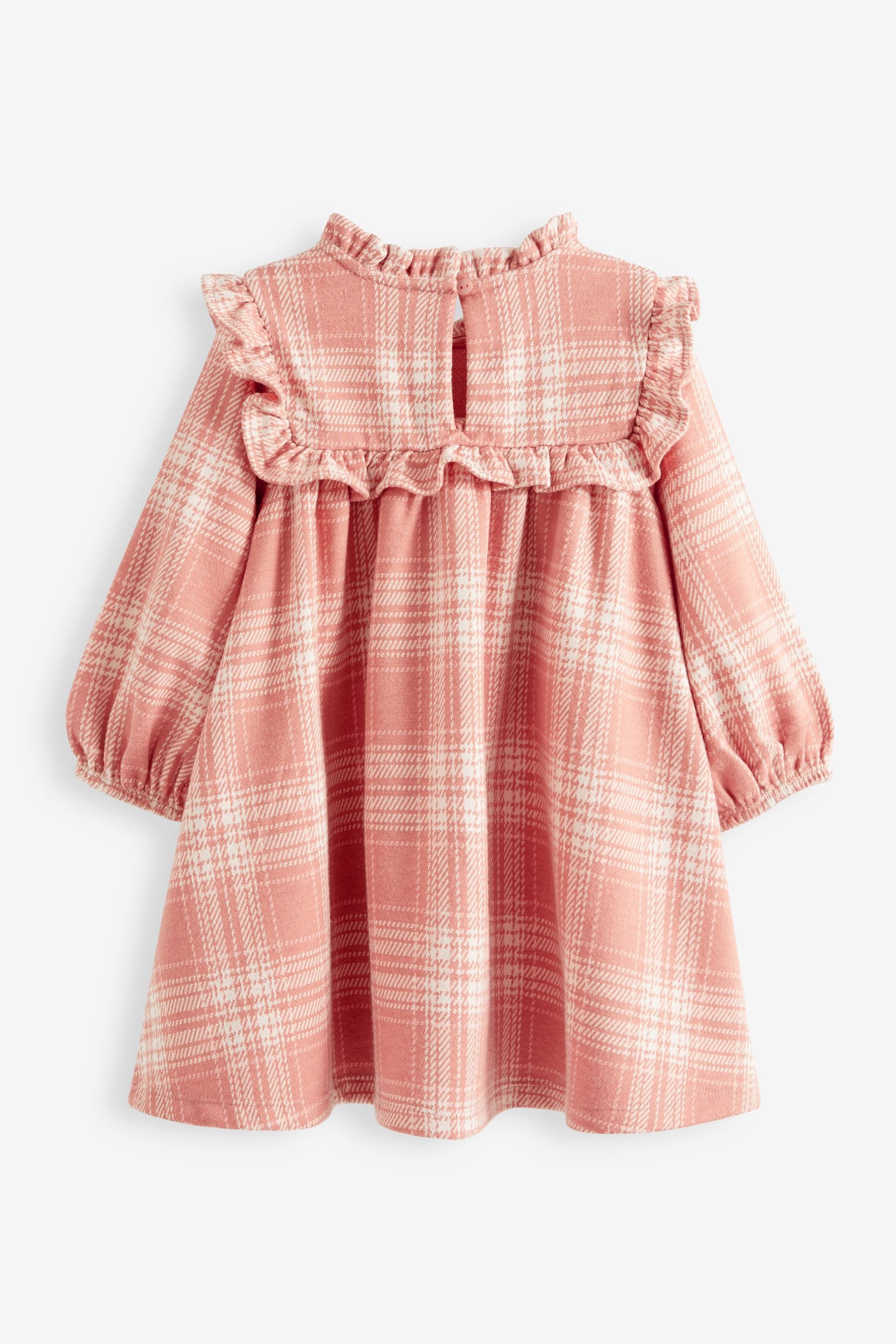 Pink Ruffle Check Dress (3mths-7yrs)