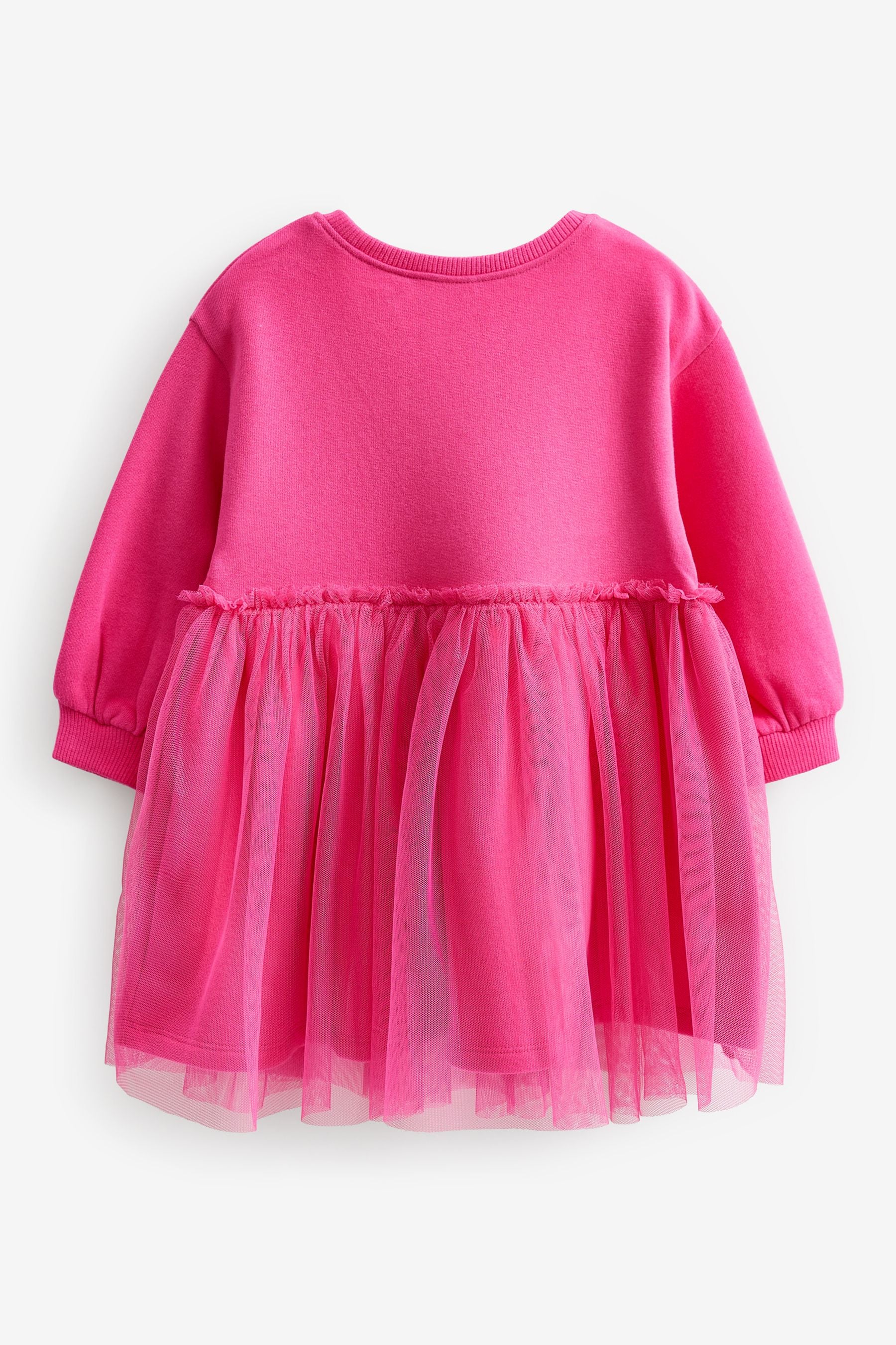 Bright Pink Party Twofer Dress (3mths-7yrs)