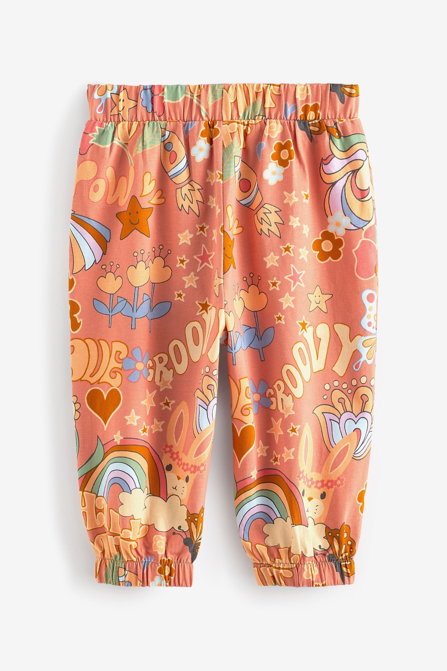 Cream/Blue/Orange Unicorn Jogger Pyjama 3 Pack Unicorn Jogger Pyjama (9mths-8yrs)