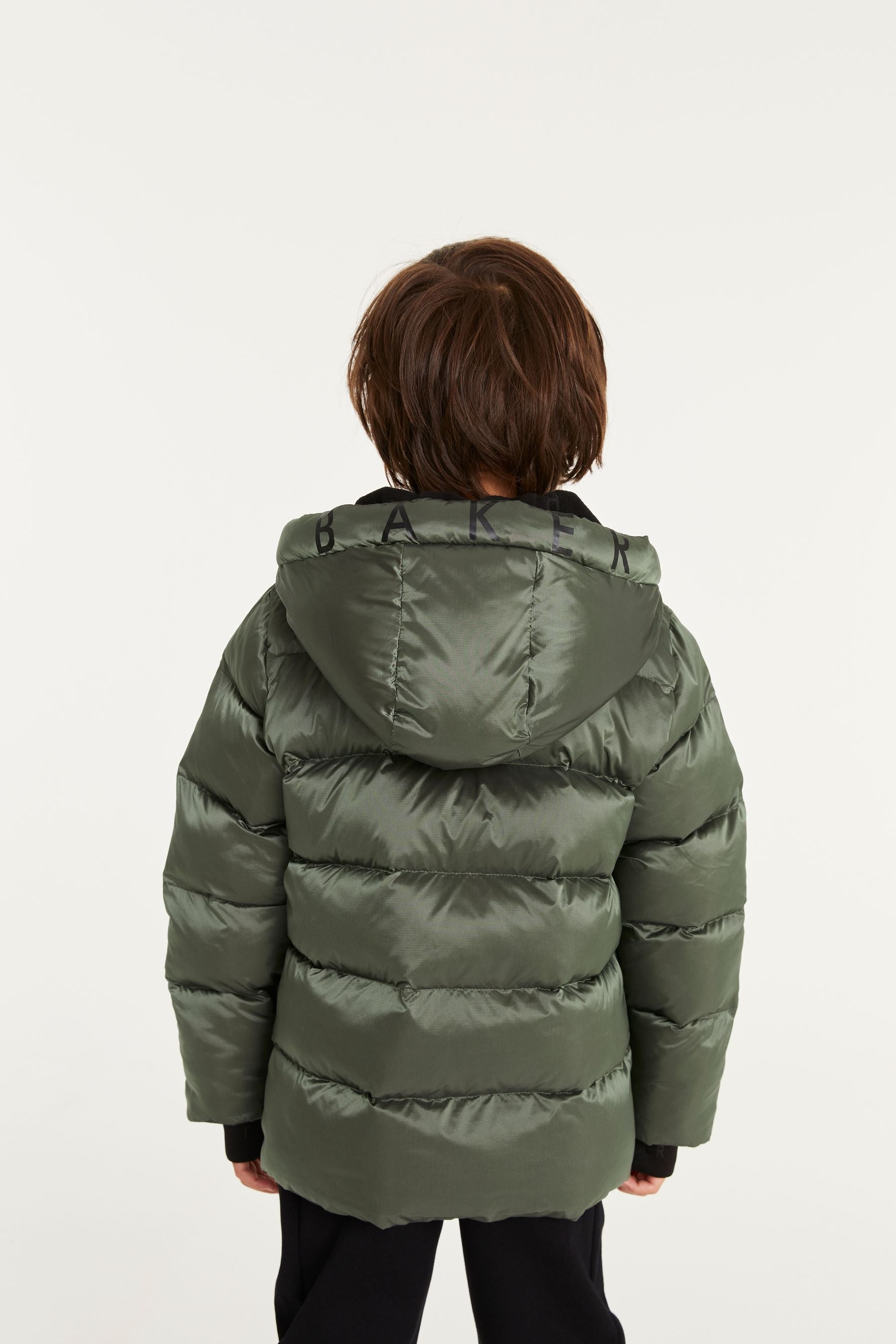 Baker by Ted Baker Khaki Green Midweight Padded Coat